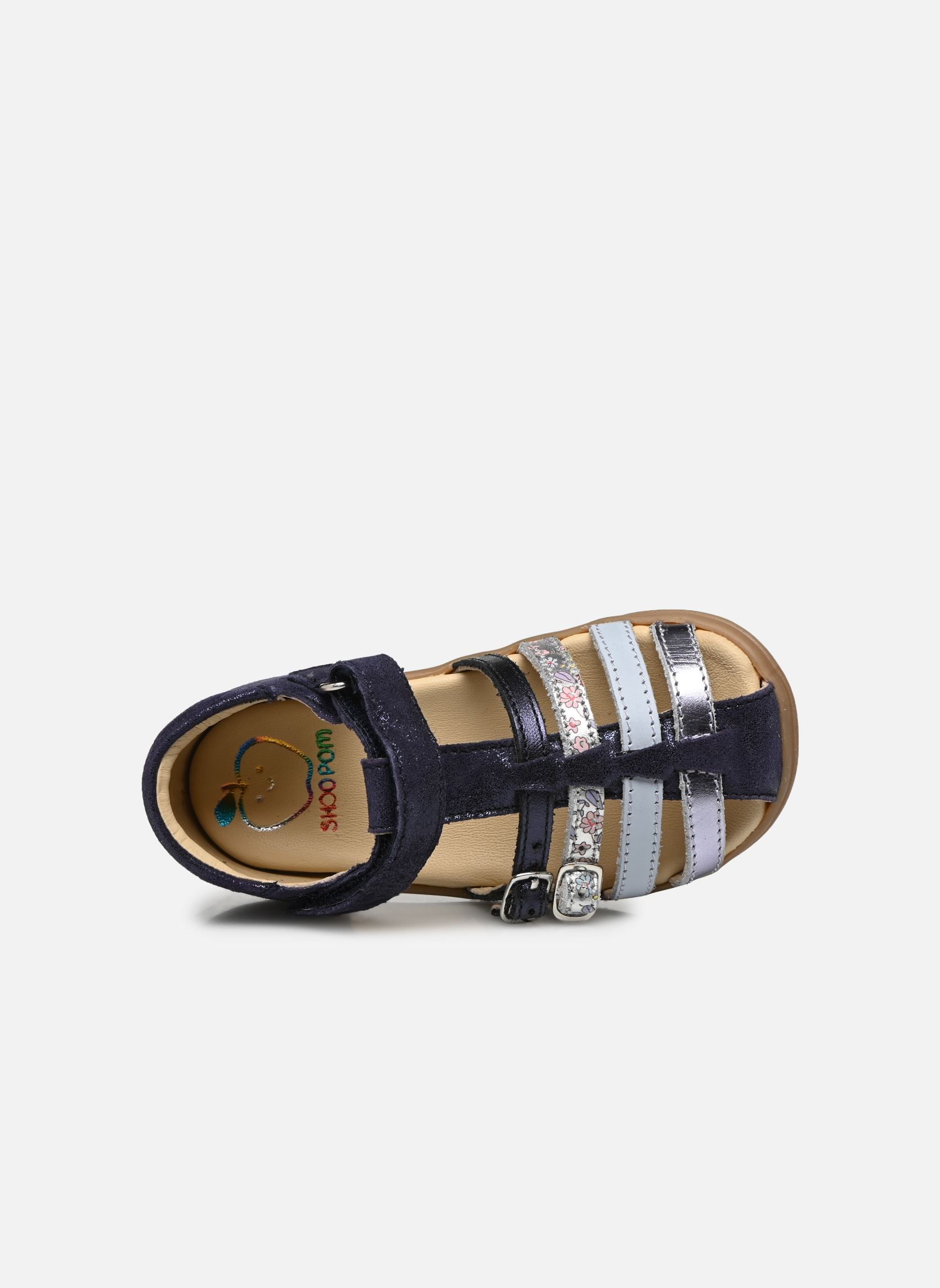 Sandalen Pika Spart meisjes blauw Shoo Pom Sandalen Pika Spart meisjes blauw NAVY - CIEL - LILAS