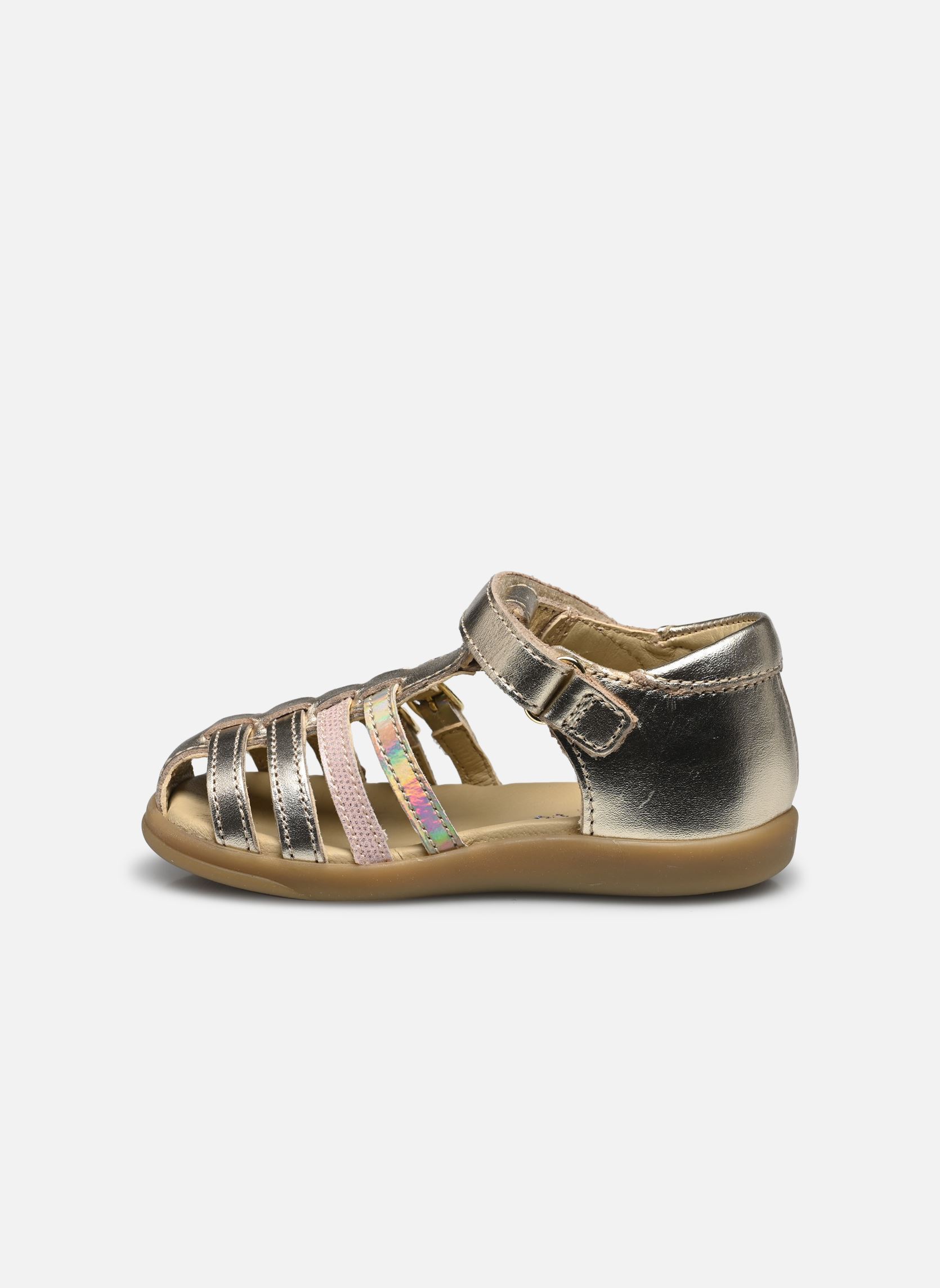 Sandales Pika Spart fille or et bronze Shoo Pom Sandales Pika Spart fille or et bronze PLATINE