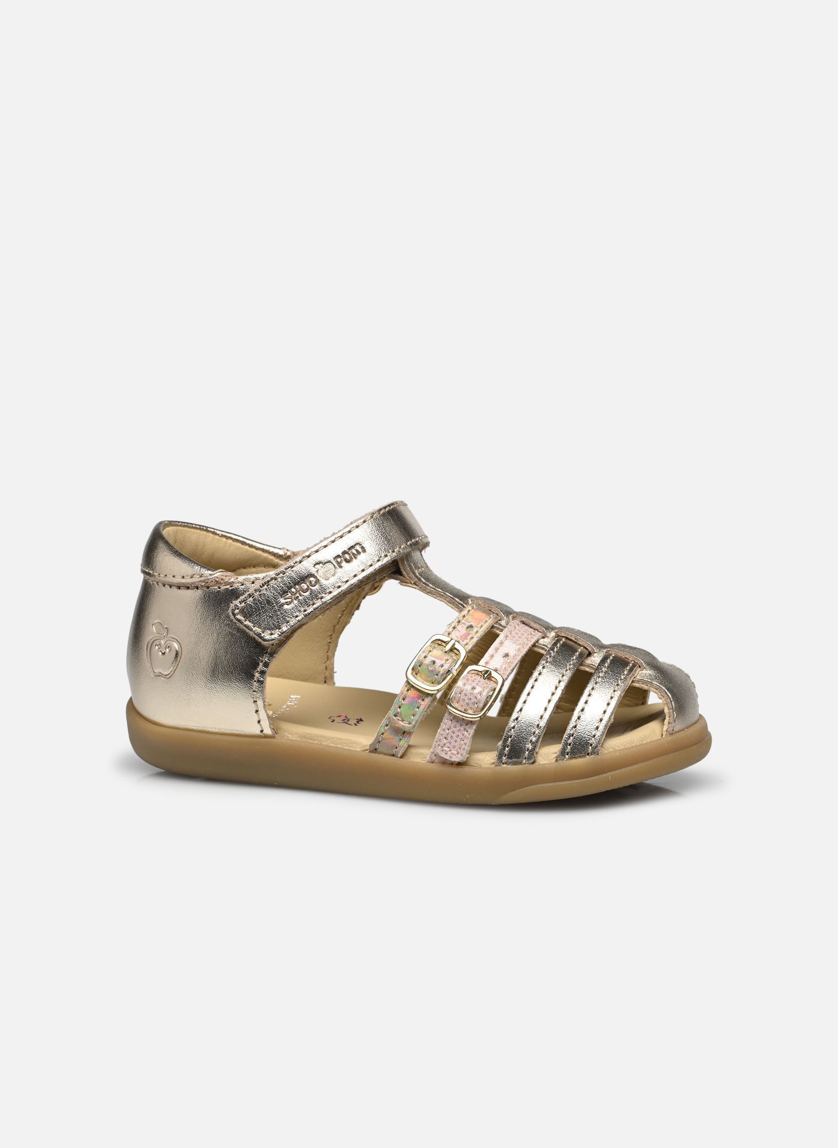 Sandales Pika Spart fille or et bronze Shoo Pom Sandales Pika Spart fille or et bronze PLATINE