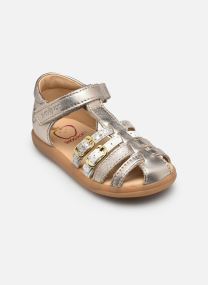 Sandales Pika Spart fille or et bronze
