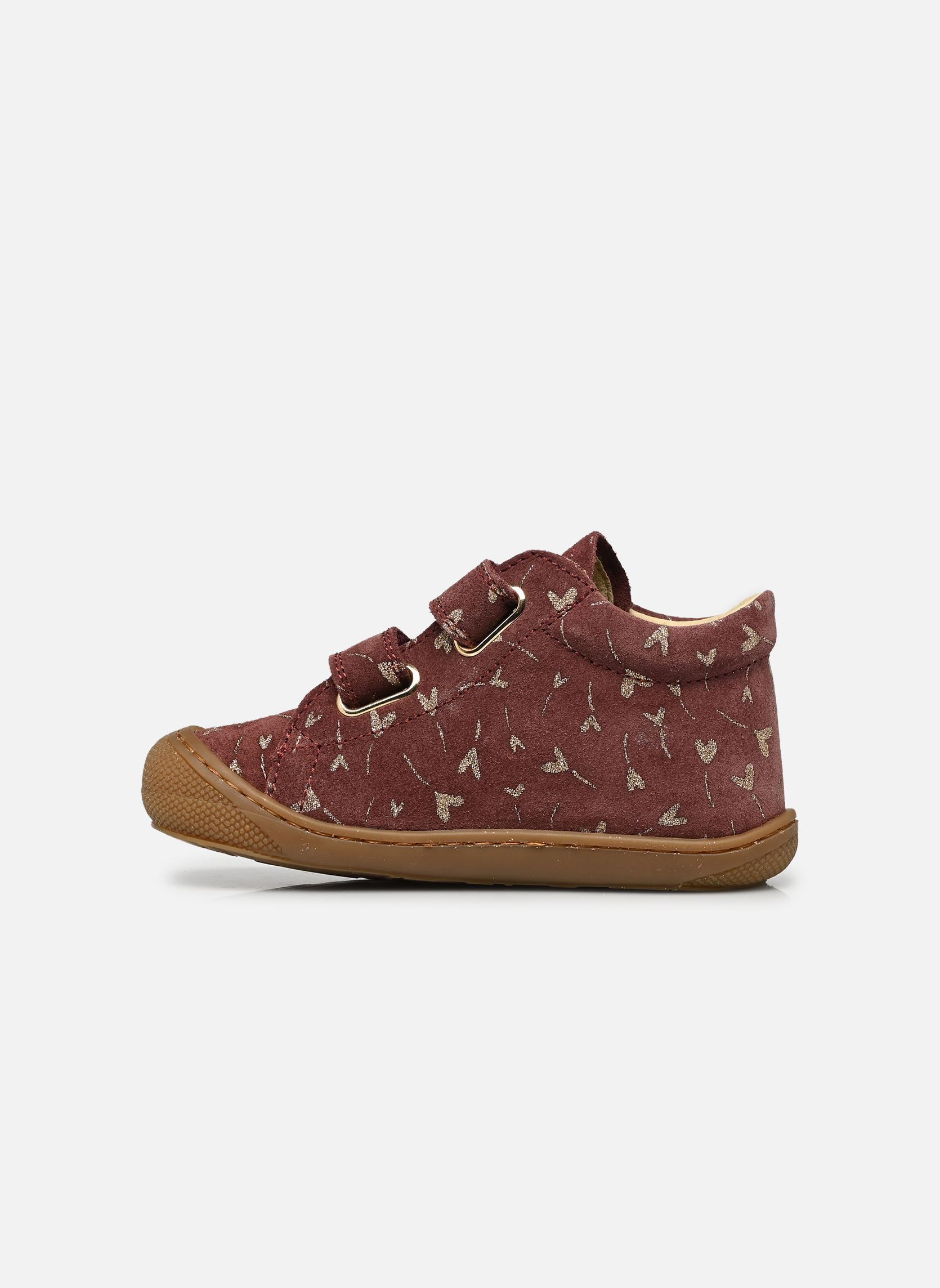 Schuhe für die ersten Schritte Cocoon VL mädchen bordeaux Naturino Schuhe für die ersten Schritte Cocoon VL mädchen bordeaux PR.GLITTER FLOWER HEART PRUNE