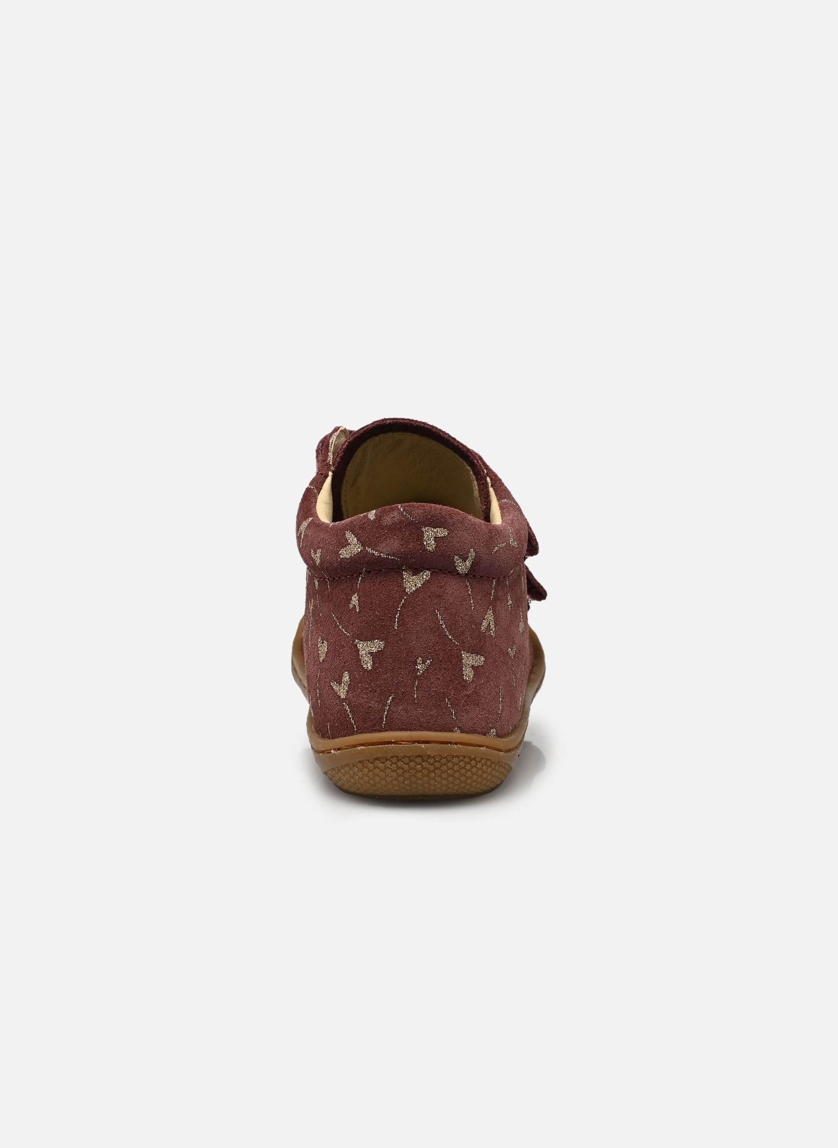Schuhe für die ersten Schritte Cocoon VL mädchen bordeaux Naturino Schuhe für die ersten Schritte Cocoon VL mädchen bordeaux PR.GLITTER FLOWER HEART PRUNE