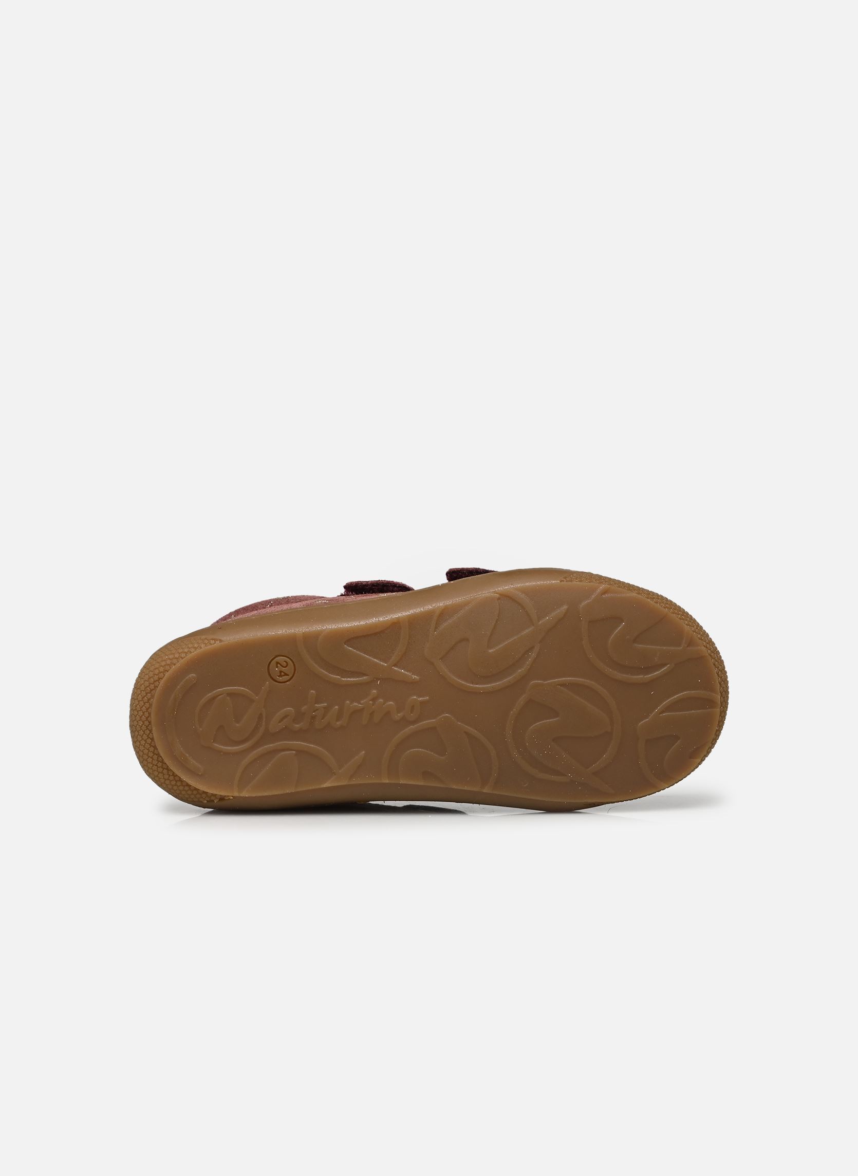 Schuhe für die ersten Schritte Cocoon VL mädchen bordeaux Naturino Schuhe für die ersten Schritte Cocoon VL mädchen bordeaux PR.GLITTER FLOWER HEART PRUNE
