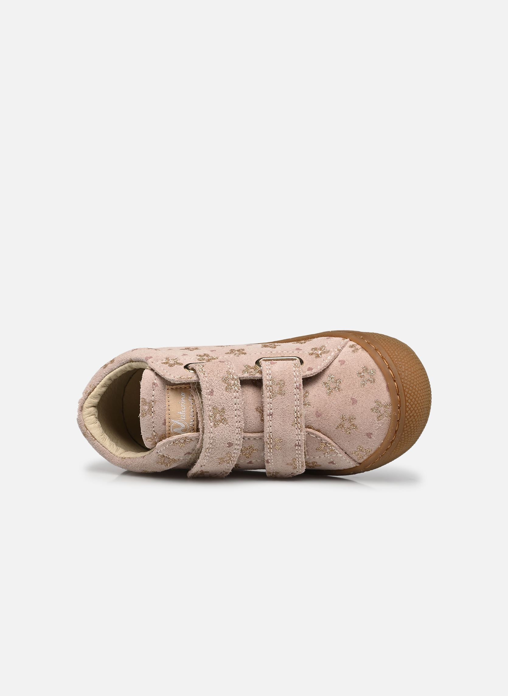Chaussures premiers pas Cocoon VL fille rose Naturino Chaussures premiers pas Cocoon VL fille rose PR.GLITTER JASMINE CIPRIA PLAT