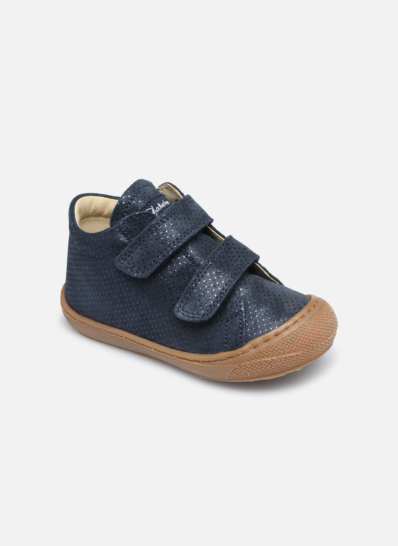 Schuhe für die ersten Schritte Cocoon VL blau Naturino Schuhe für die ersten Schritte Cocoon VL blau SUEDE MET DOTS BLUE