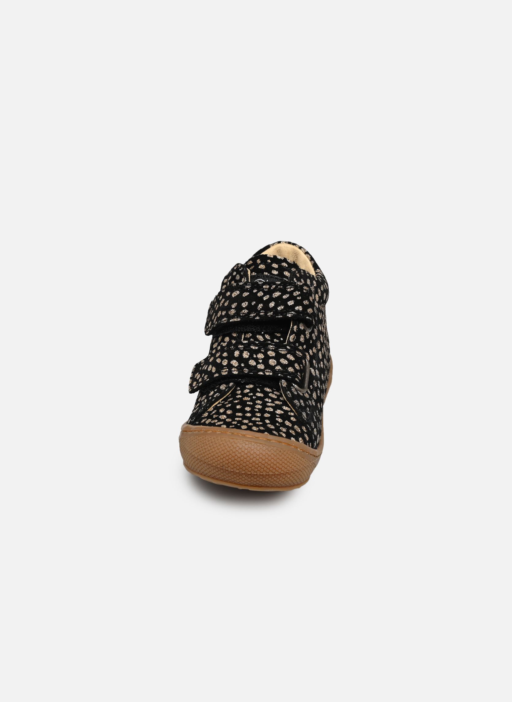 Chaussures premiers pas Cocoon VL multicolore Naturino Chaussures premiers pas Cocoon VL multicolore SUEDE PR PONY BLACK PLATINUM