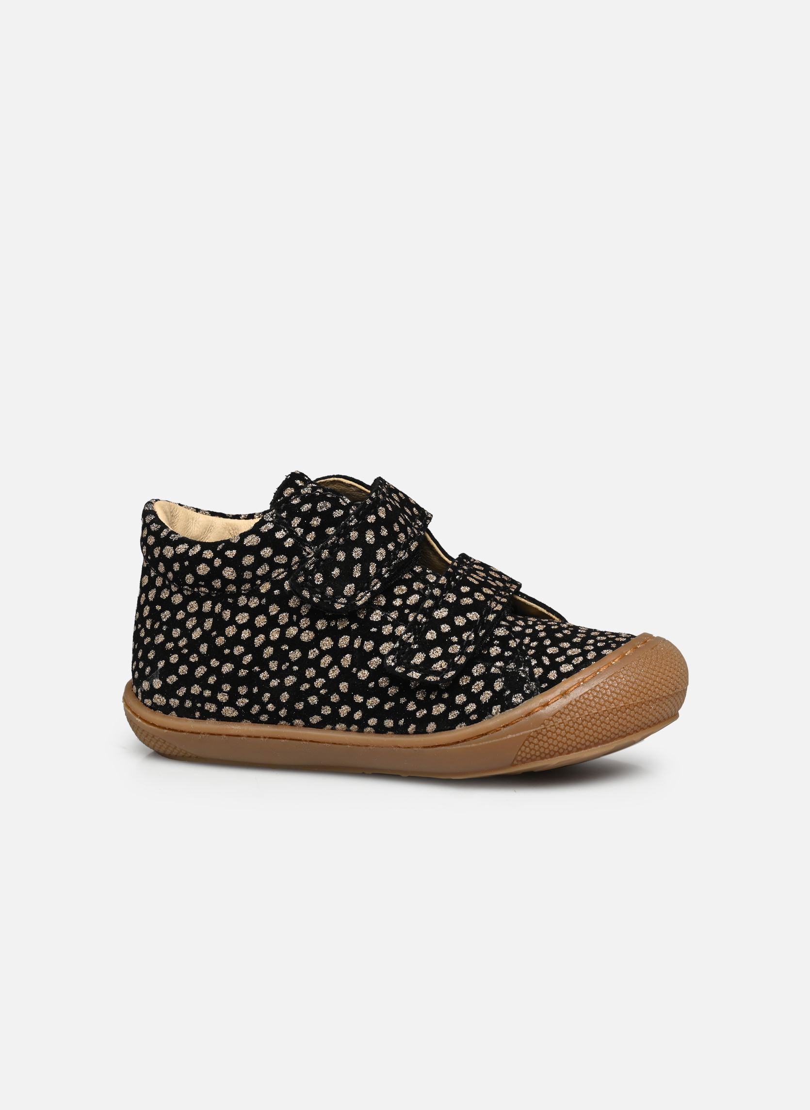 Chaussures premiers pas Cocoon VL multicolore Naturino Chaussures premiers pas Cocoon VL multicolore SUEDE PR PONY BLACK PLATINUM