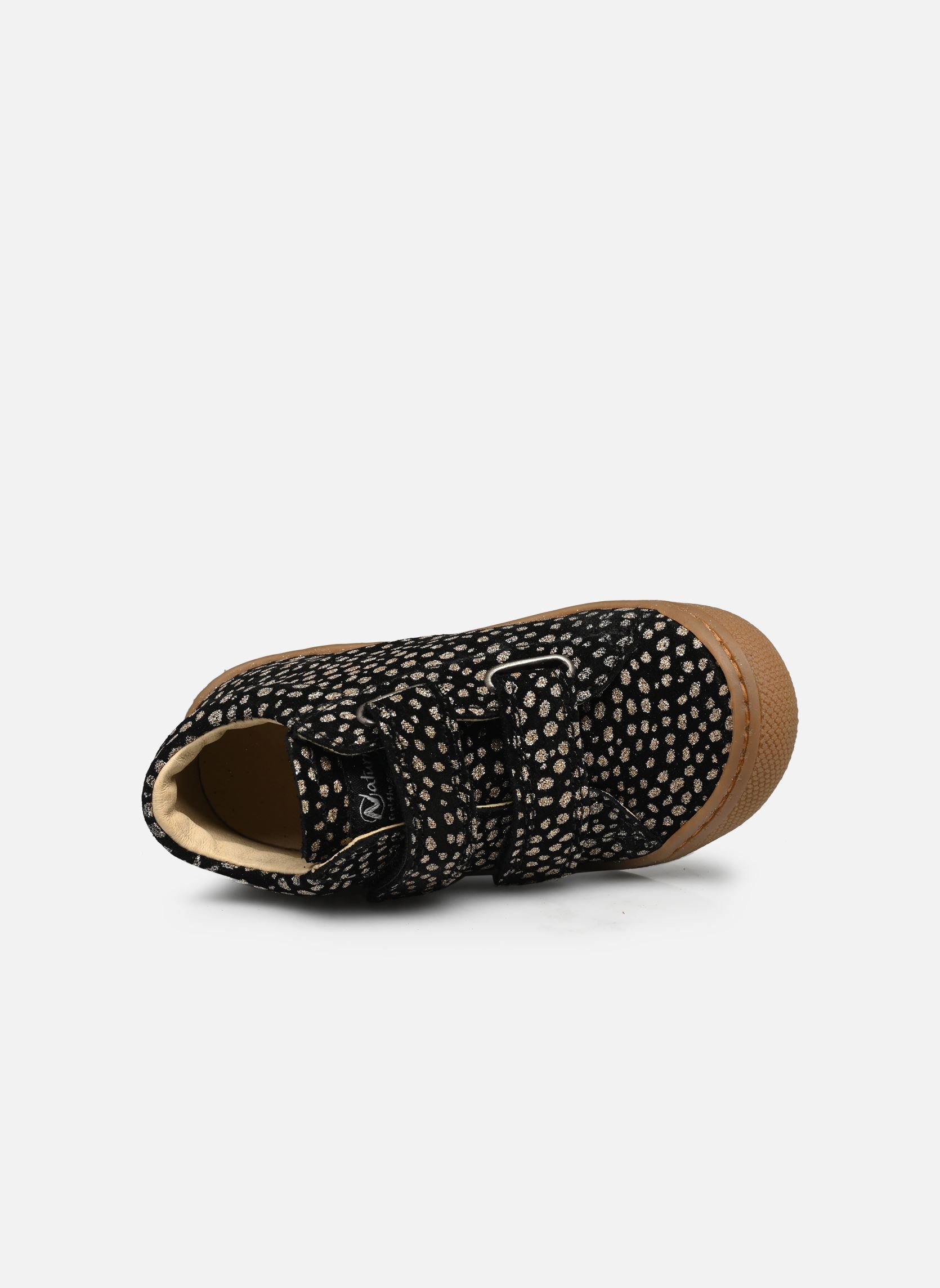 Chaussures premiers pas Cocoon VL multicolore Naturino Chaussures premiers pas Cocoon VL multicolore SUEDE PR PONY BLACK PLATINUM