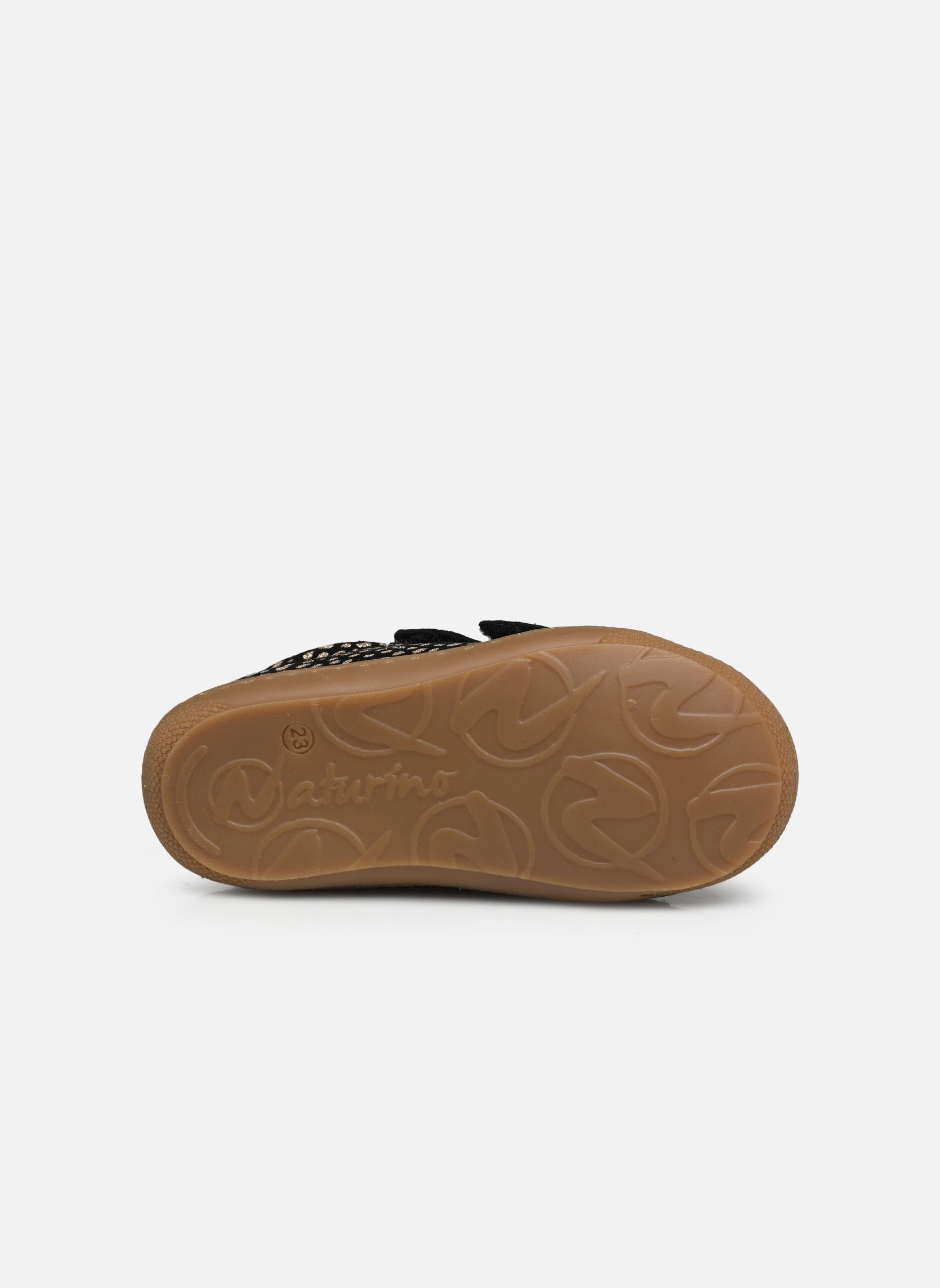 Chaussures premiers pas Cocoon VL multicolore Naturino Chaussures premiers pas Cocoon VL multicolore SUEDE PR PONY BLACK PLATINUM