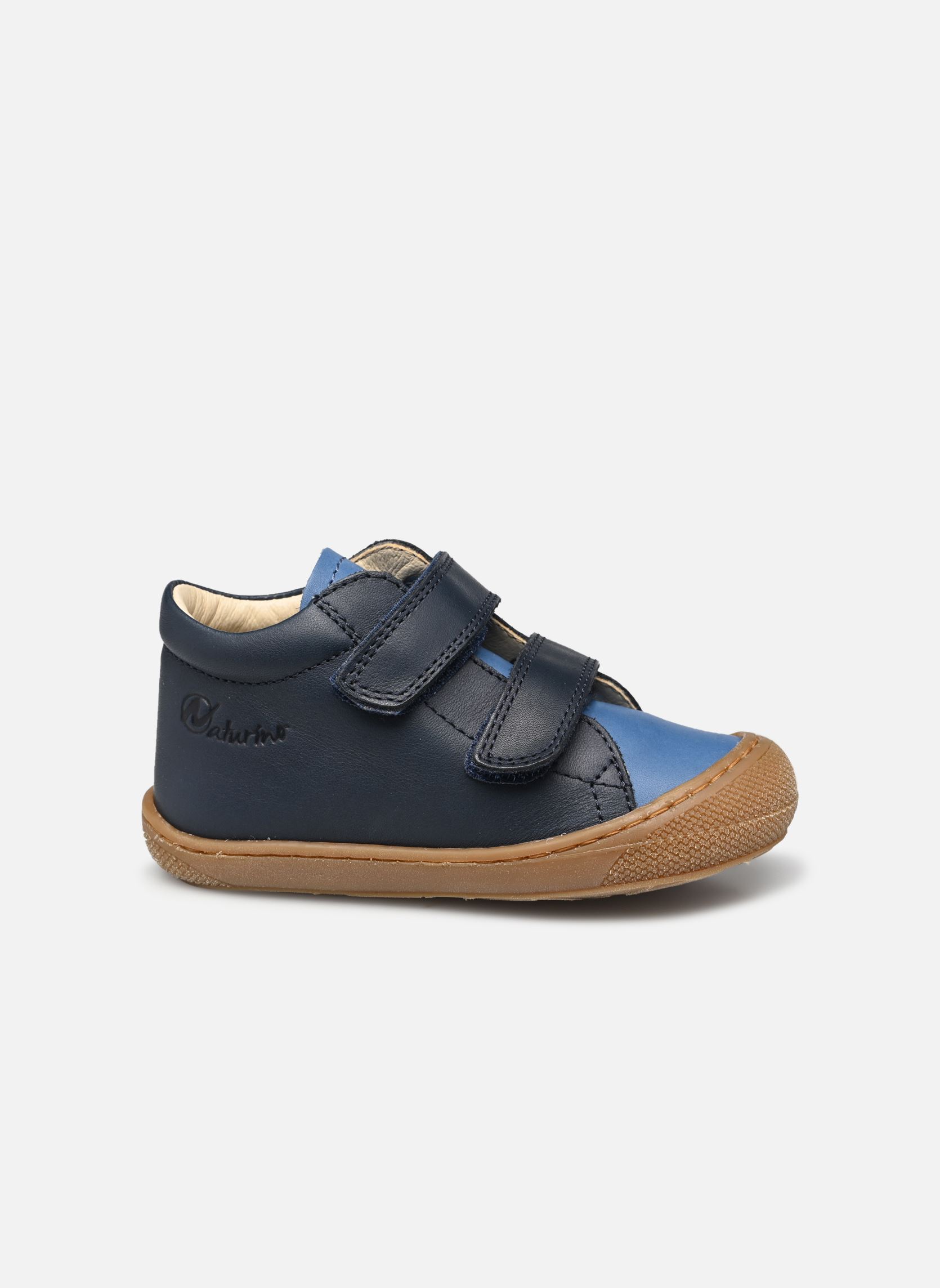 Chaussures premiers pas Cocoon VL garçon bleu Naturino Chaussures premiers pas Cocoon VL garçon bleu NAPPA SPAZZ SOLE HONEY AZURE N