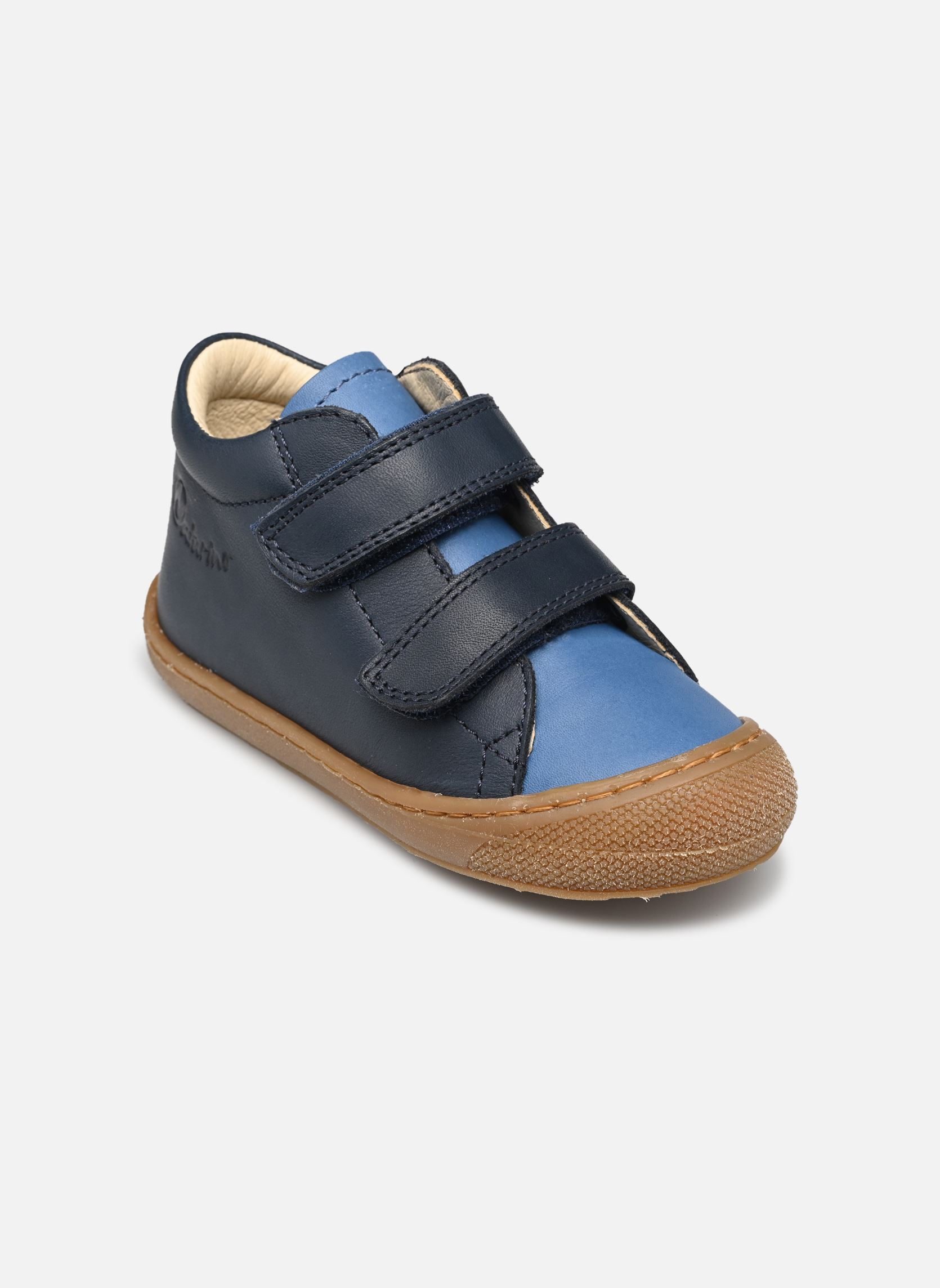 Chaussures premiers pas Cocoon VL garçon bleu Naturino Chaussures premiers pas Cocoon VL garçon bleu NAPPA SPAZZ SOLE HONEY AZURE N