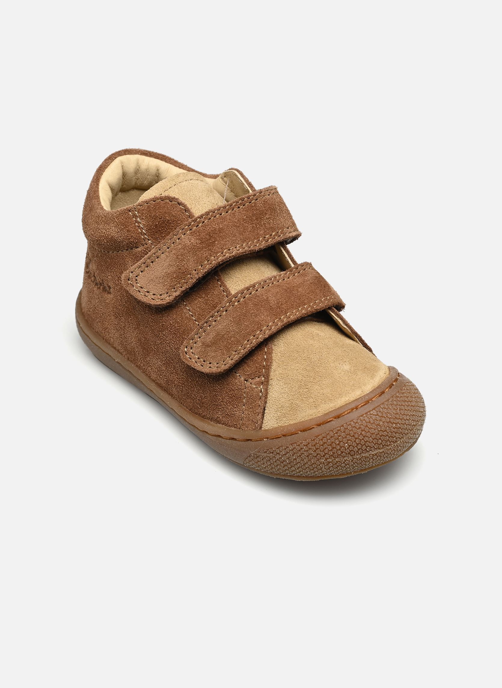 Schuhe für die ersten Schritte Cocoon VL jungen braun Naturino Schuhe für die ersten Schritte Cocoon VL jungen braun Suede sole honey sand brown