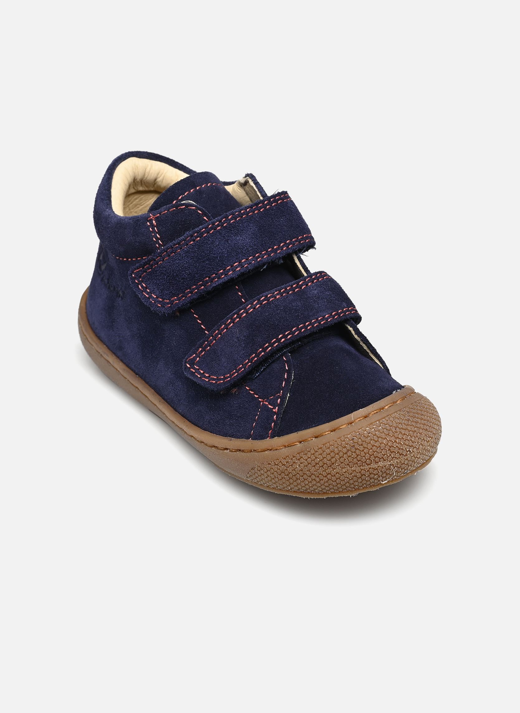 Chaussures premiers pas Cocoon VL garçon bleu Naturino Chaussures premiers pas Cocoon VL garçon bleu Suede sole honey navy new gran