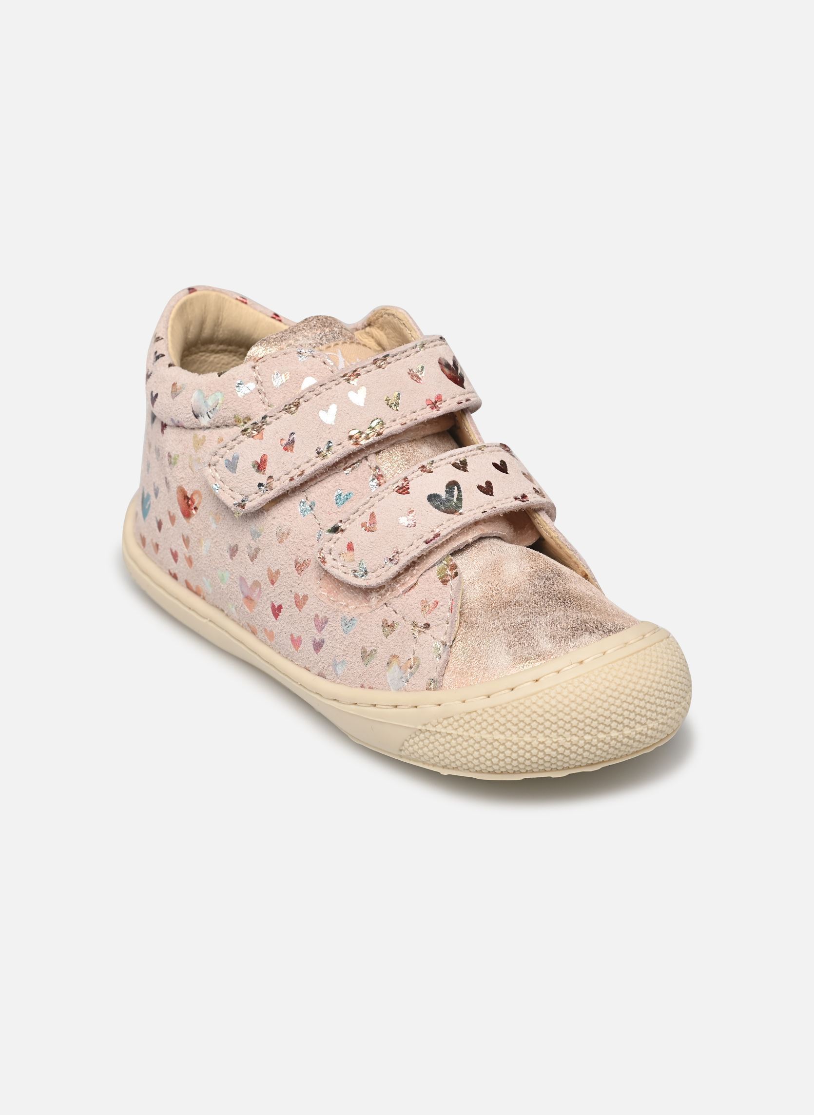 Zapatos de primeros pasos Cocoon VL niña plata Naturino Zapatos de primeros pasos Cocoon VL niña plata SUEDE DEAR MONET CIPRIA