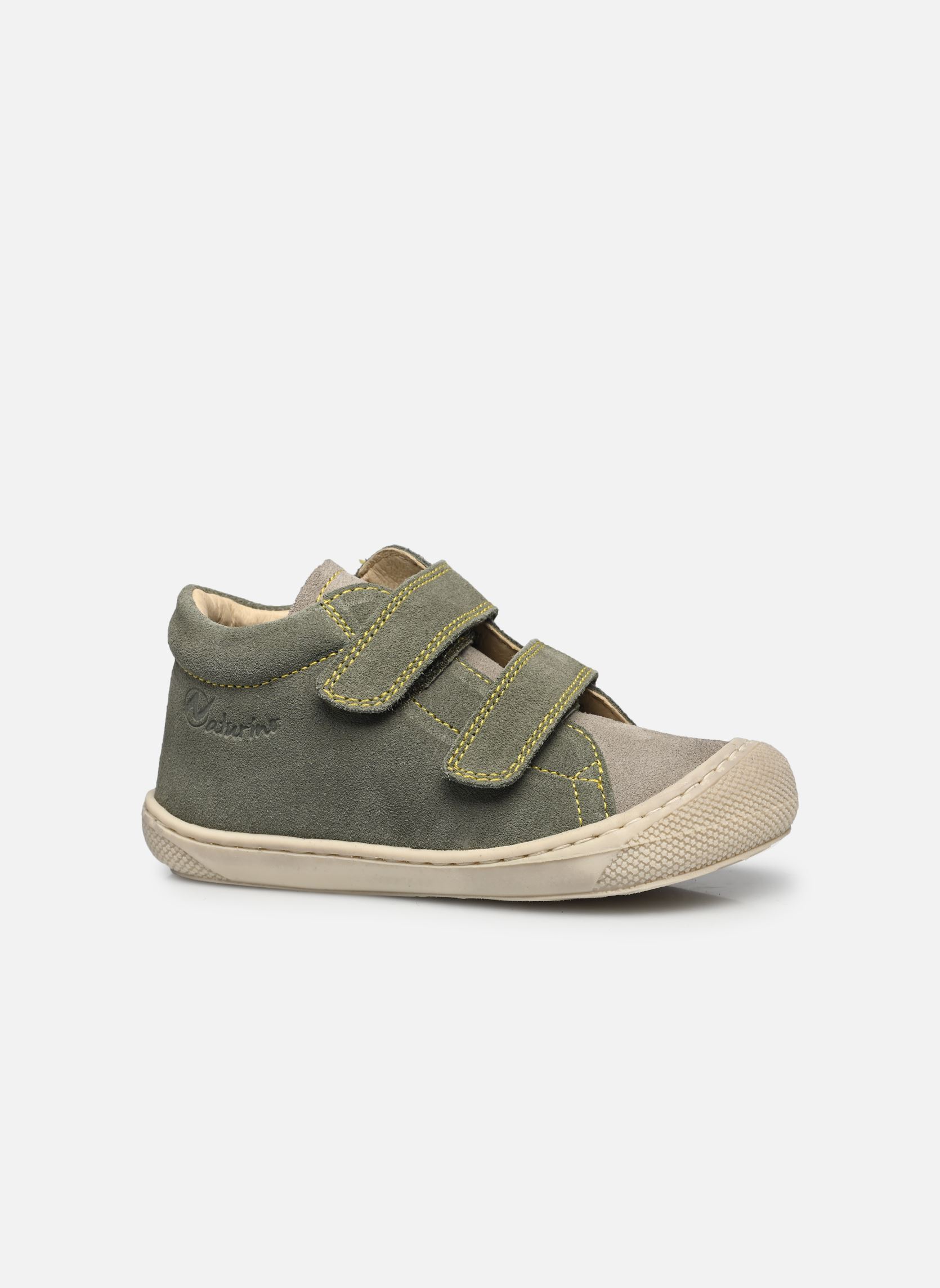 Chaussures premiers pas Cocoon VL garçon vert Naturino Chaussures premiers pas Cocoon VL garçon vert SUEDE SOLE BONE OLIVE TAUPE