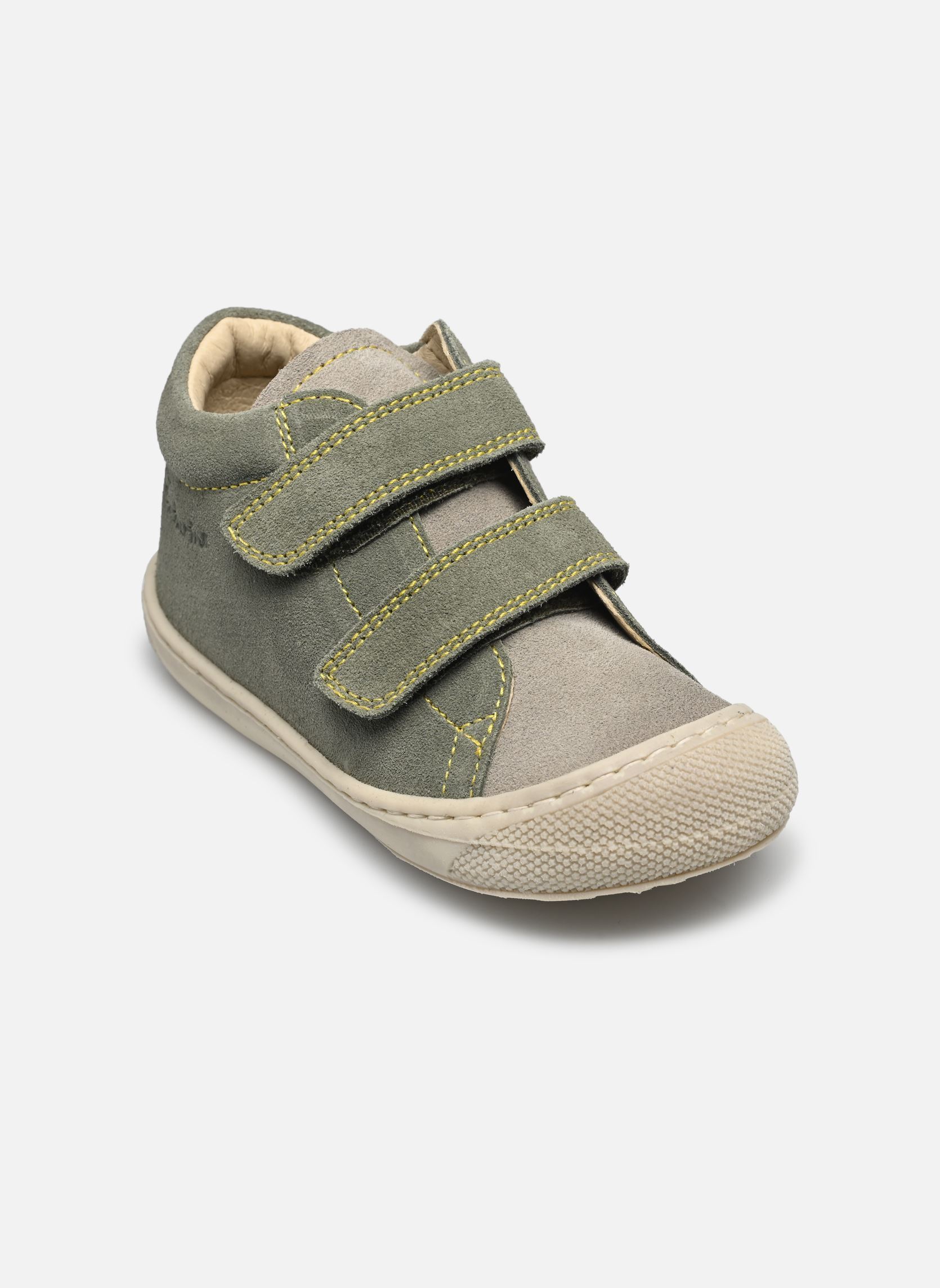 Chaussures premiers pas Cocoon VL garçon vert Naturino Chaussures premiers pas Cocoon VL garçon vert SUEDE SOLE BONE OLIVE TAUPE