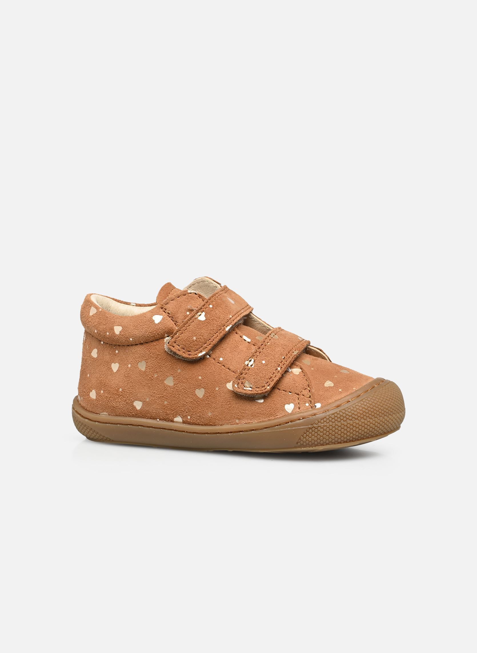 Chaussures premiers pas Cocoon VL marron Naturino Chaussures premiers pas Cocoon VL marron Suede Love Brown