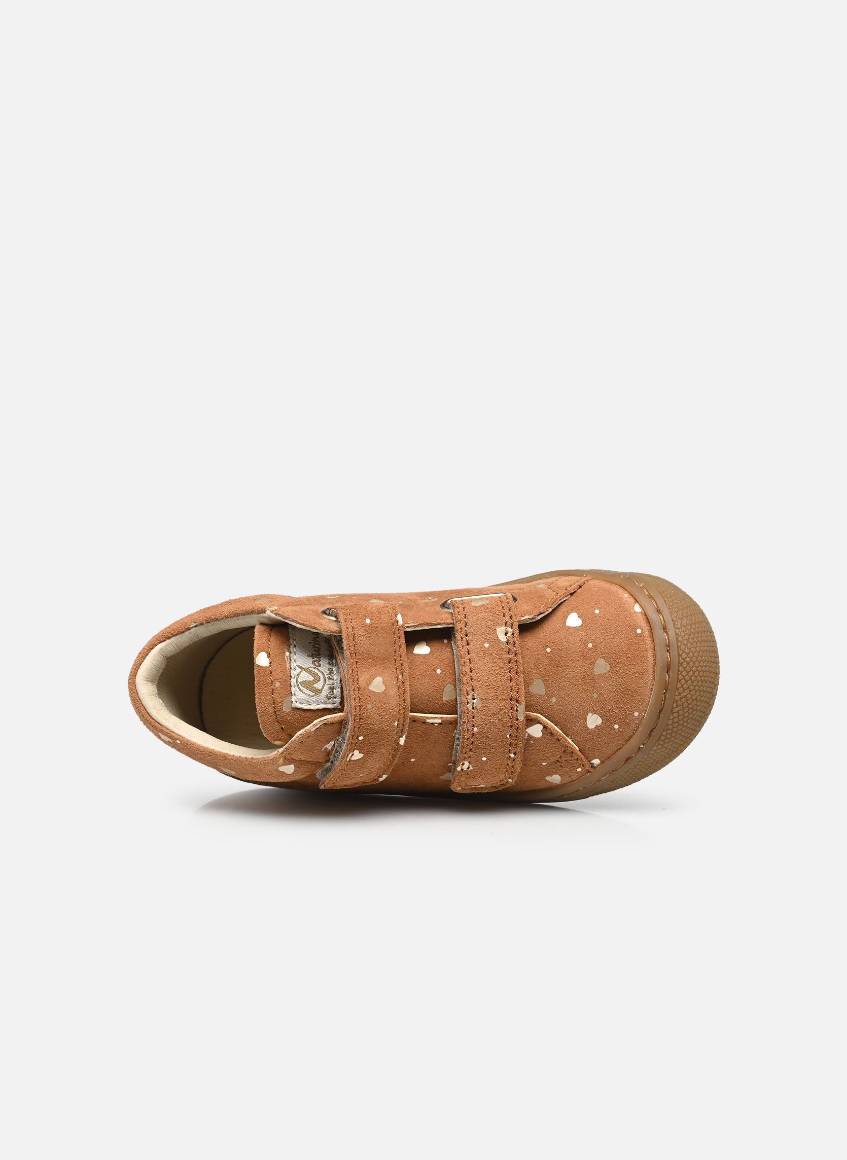 Chaussures premiers pas Cocoon VL marron Naturino Chaussures premiers pas Cocoon VL marron Suede Love Brown