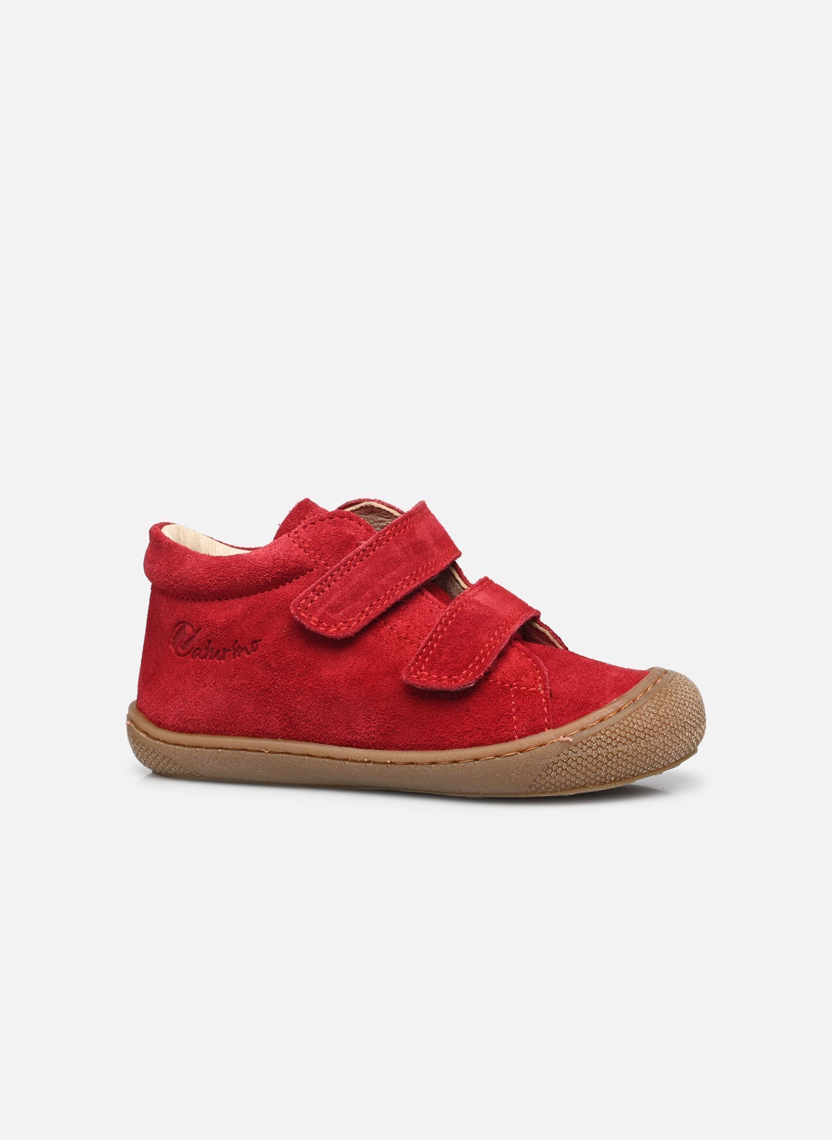 Chaussures premiers pas Cocoon VL fille rouge Naturino Chaussures premiers pas Cocoon VL fille rouge Suede Sole Honey Gemstone