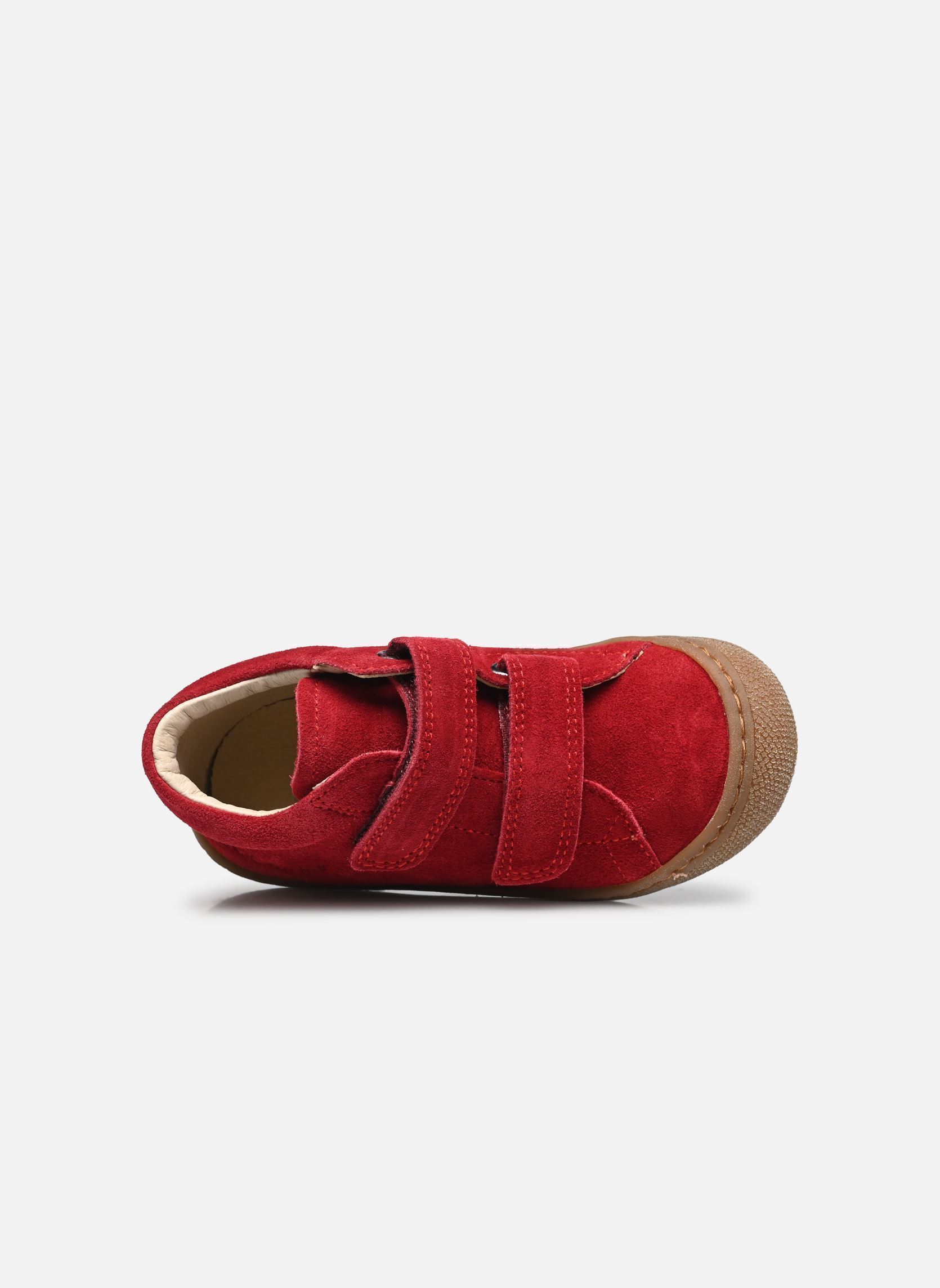 Chaussures premiers pas Cocoon VL fille rouge Naturino Chaussures premiers pas Cocoon VL fille rouge Suede Sole Honey Gemstone