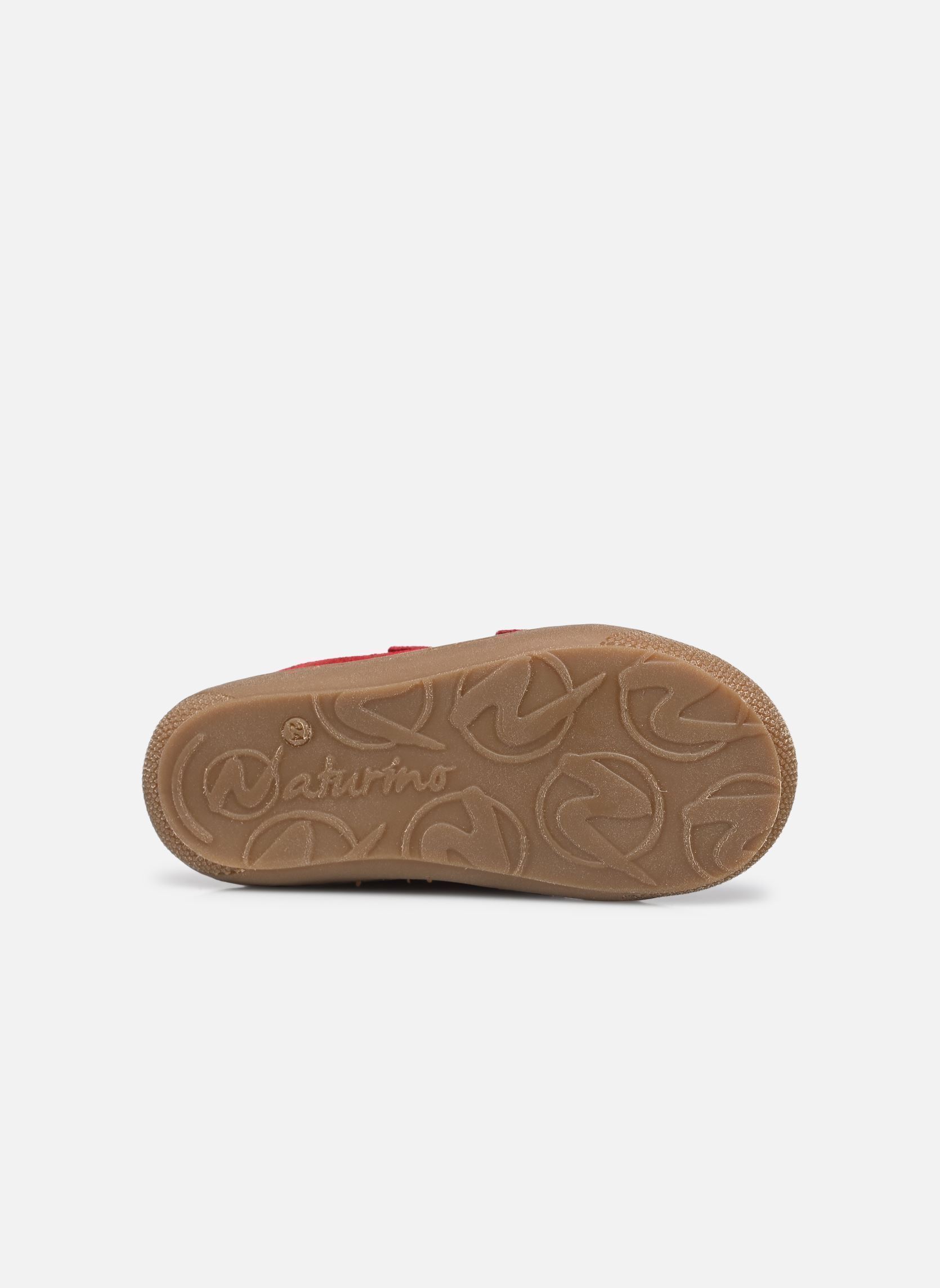Chaussures premiers pas Cocoon VL fille rouge Naturino Chaussures premiers pas Cocoon VL fille rouge Suede Sole Honey Gemstone