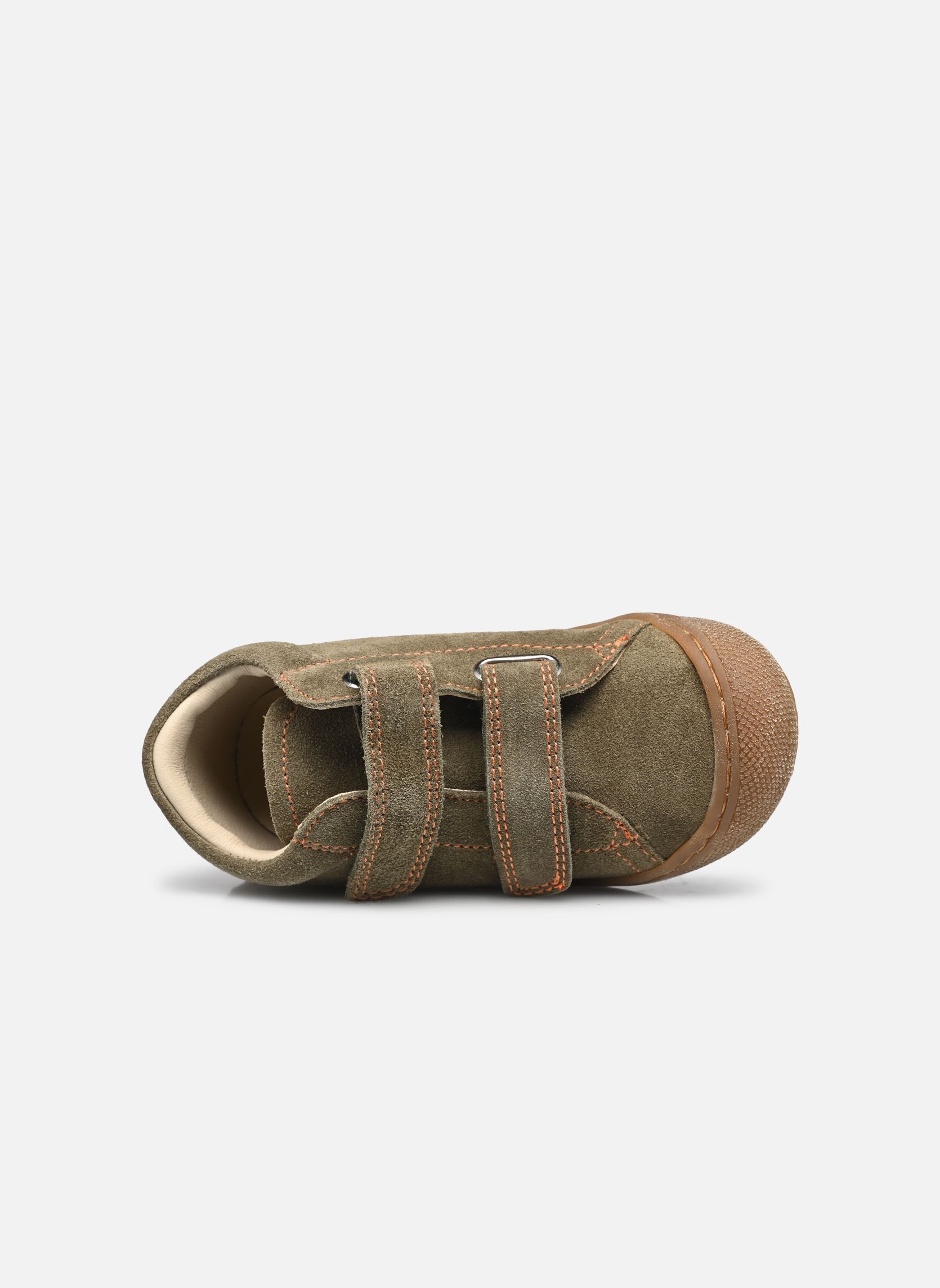 Chaussures premiers pas Cocoon VL fille vert Naturino Chaussures premiers pas Cocoon VL fille vert Suede Sole Honey Militaire Ora