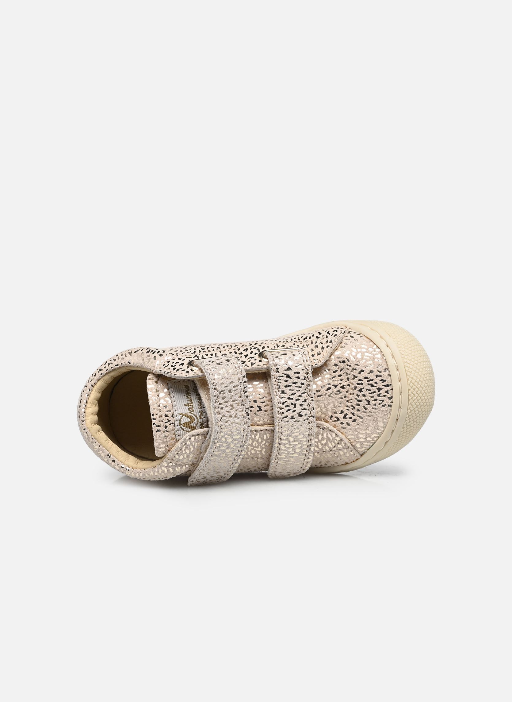 Chaussures premiers pas Cocoon VL fille or et bronze Naturino Chaussures premiers pas Cocoon VL fille or et bronze SUEDE SAVAGE PLATINUM