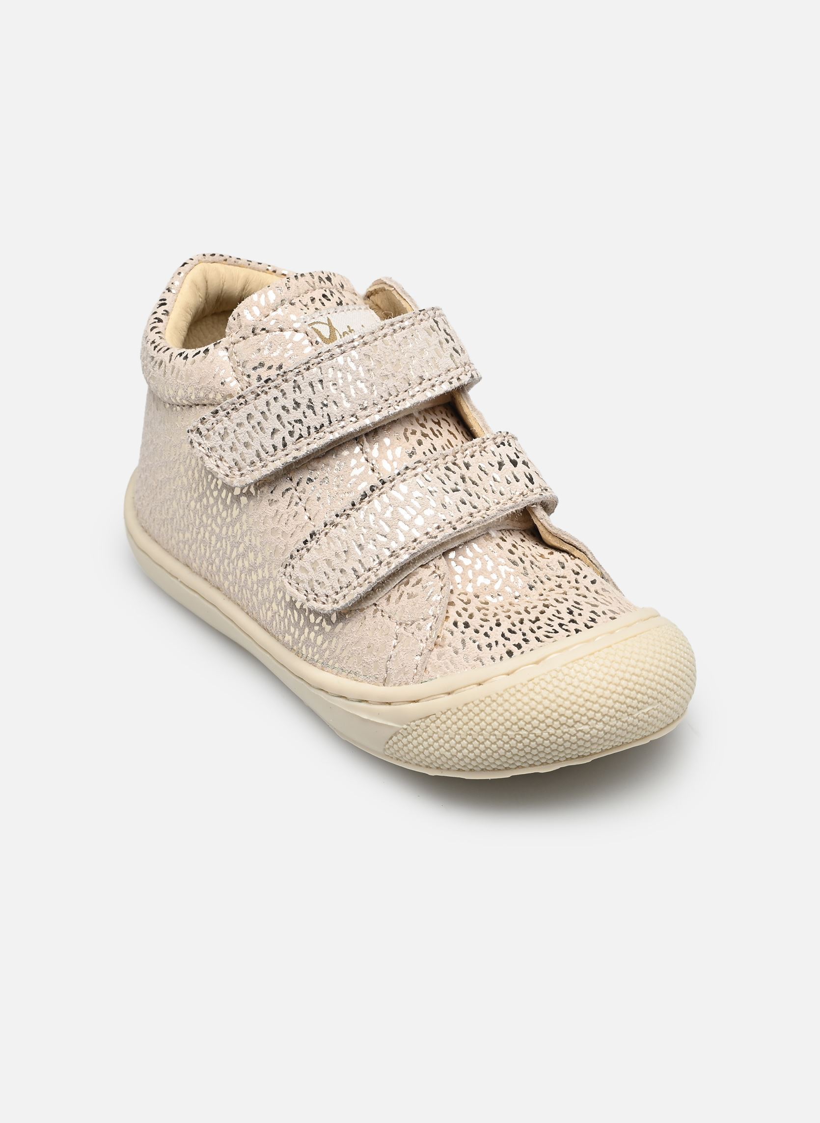 Chaussures premiers pas Cocoon VL fille or et bronze Naturino Chaussures premiers pas Cocoon VL fille or et bronze SUEDE SAVAGE PLATINUM