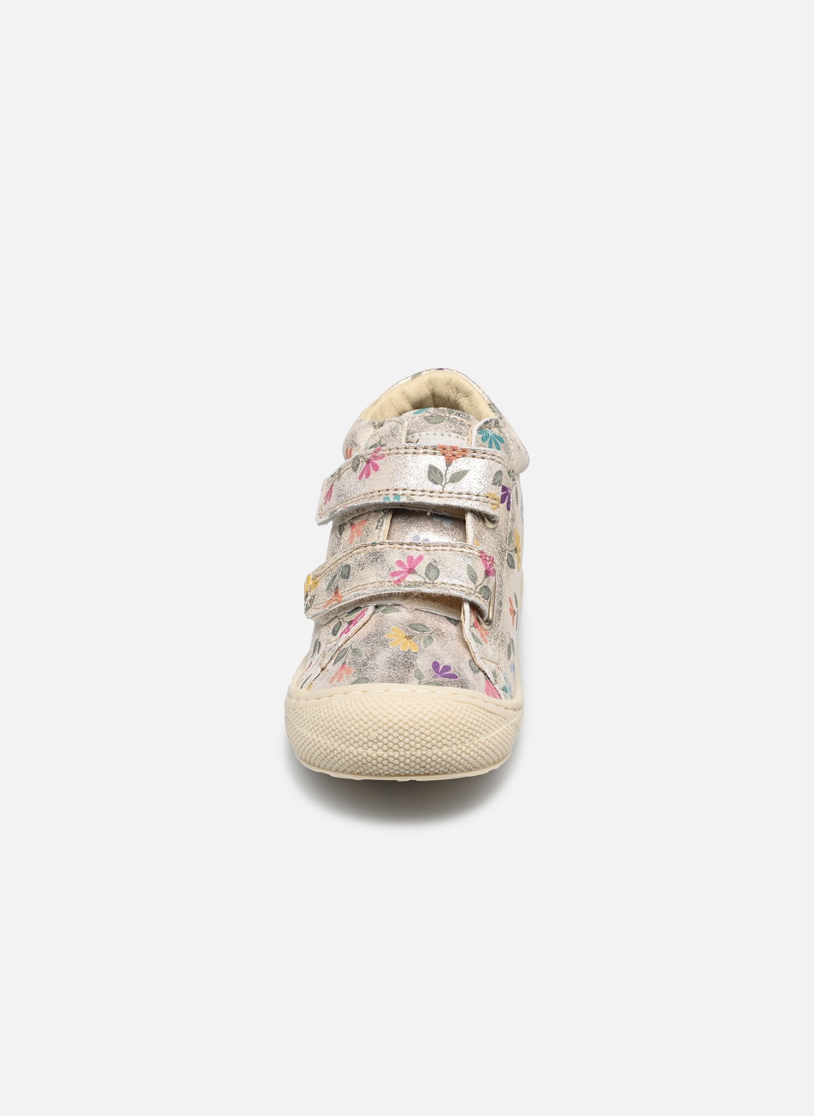 Chaussures premiers pas Cocoon VL fille or et bronze Naturino Chaussures premiers pas Cocoon VL fille or et bronze Monet Pr.Cyclamens Platinums M