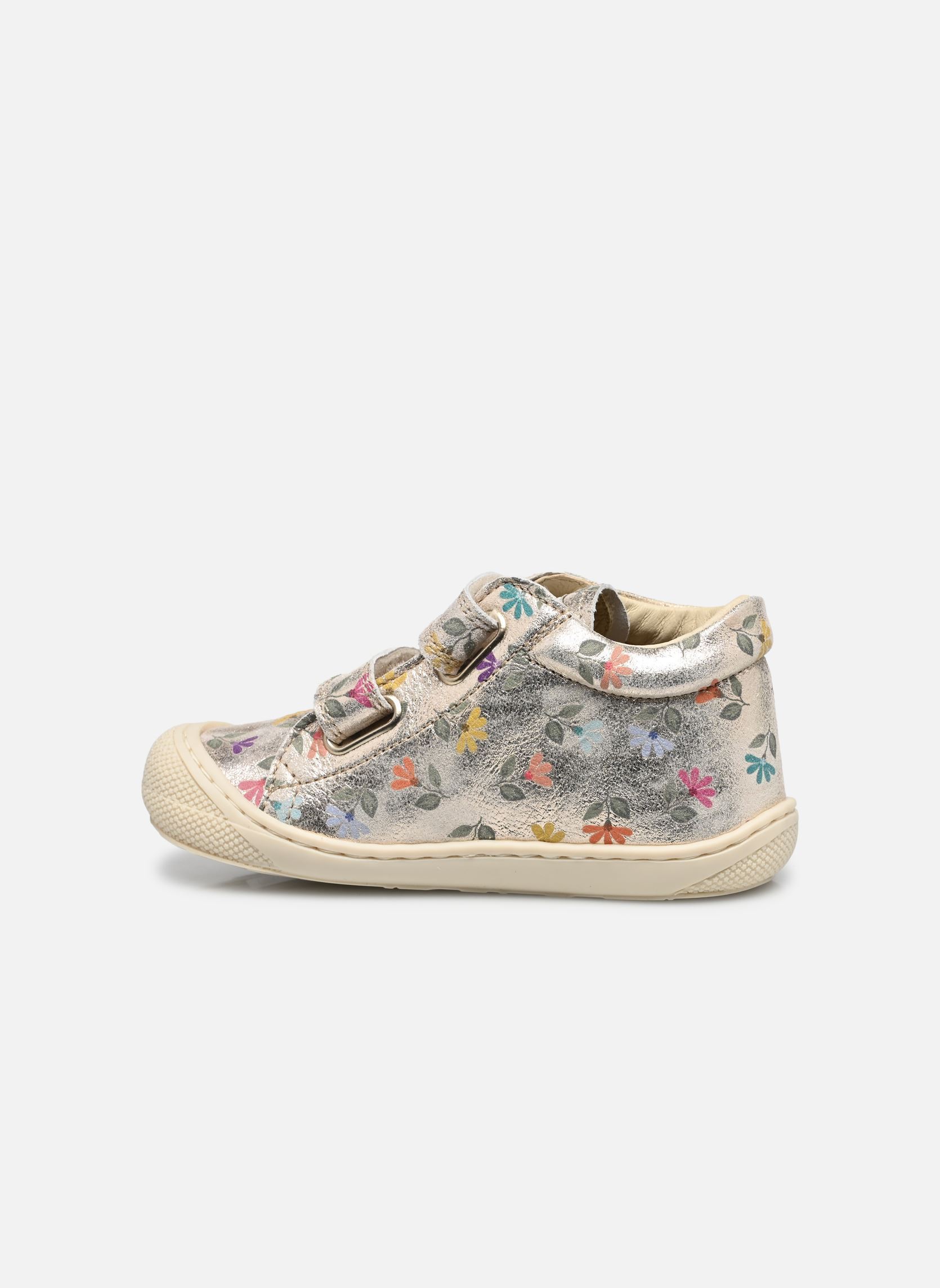 Chaussures premiers pas Cocoon VL fille or et bronze Naturino Chaussures premiers pas Cocoon VL fille or et bronze Monet Pr.Cyclamens Platinums M