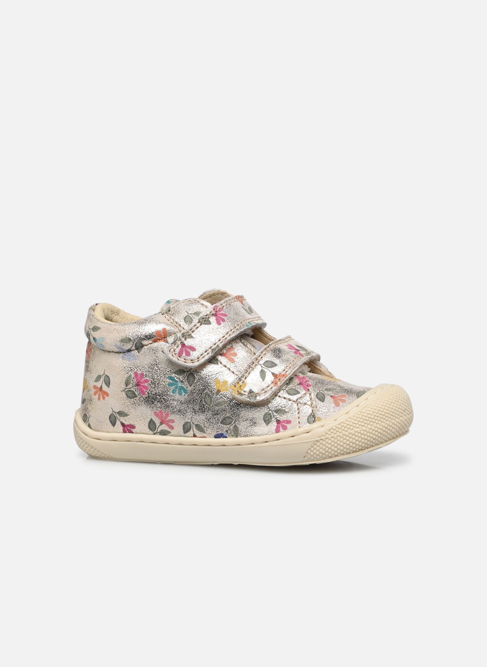 Chaussures premiers pas Cocoon VL fille or et bronze Naturino Chaussures premiers pas Cocoon VL fille or et bronze Monet Pr.Cyclamens Platinums M