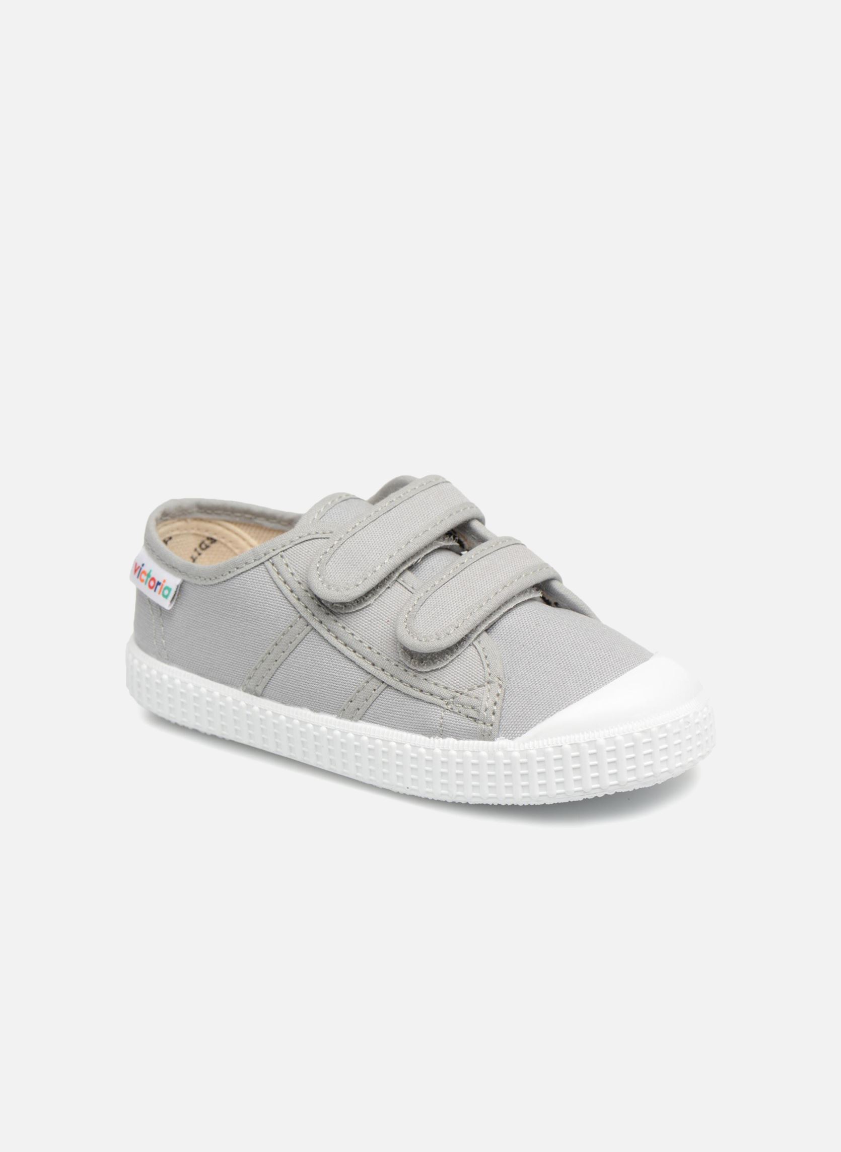 Niedrige Sneaker 1915 Basket Tiras Lona K grau Victoria Niedrige Sneaker 1915 Basket Tiras Lona K grau Zinc