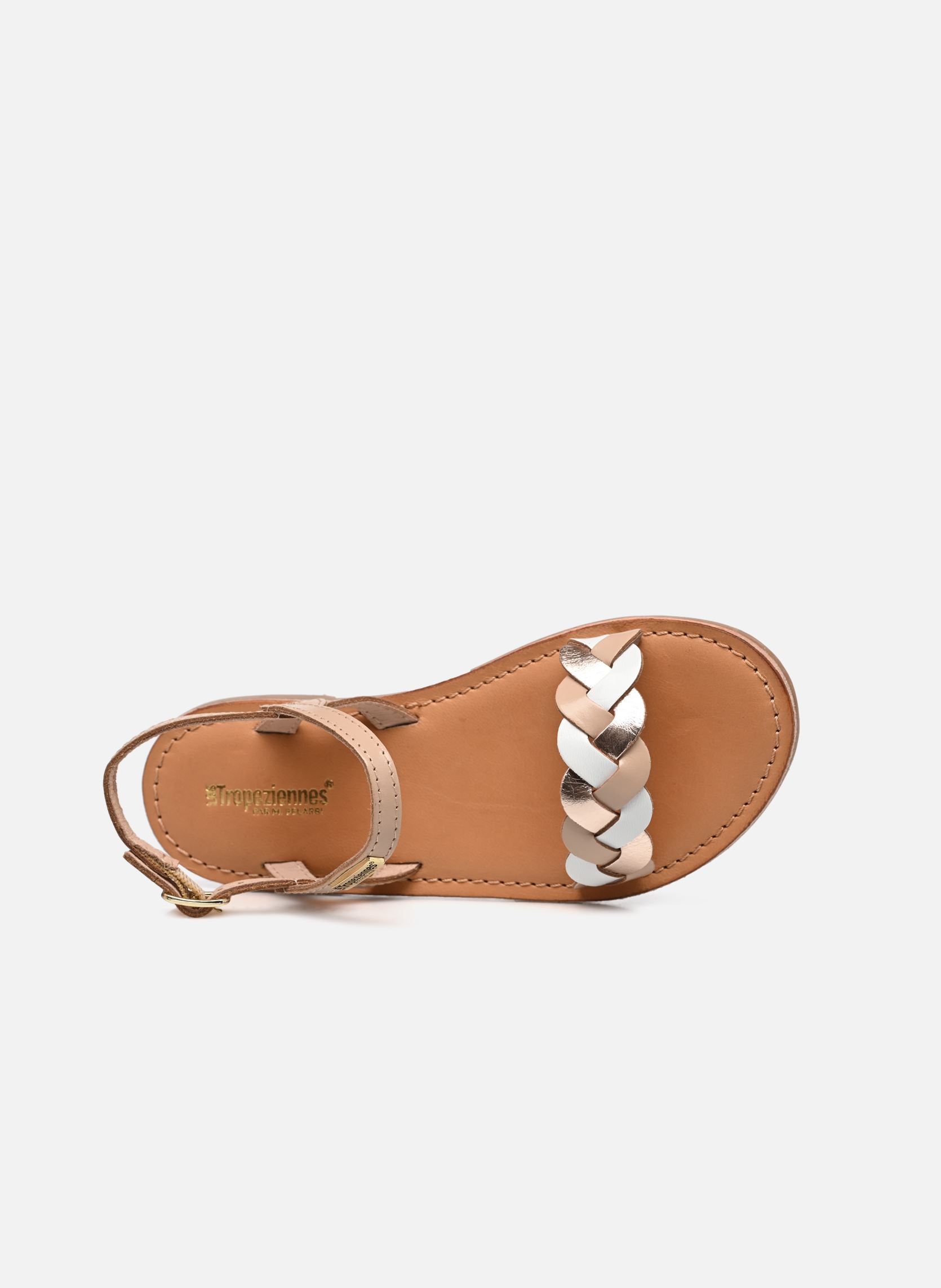 Sandales Bonbon fille beige Les Tropéziennes par M Belarbi Sandales Bonbon fille beige NUDE MULTI