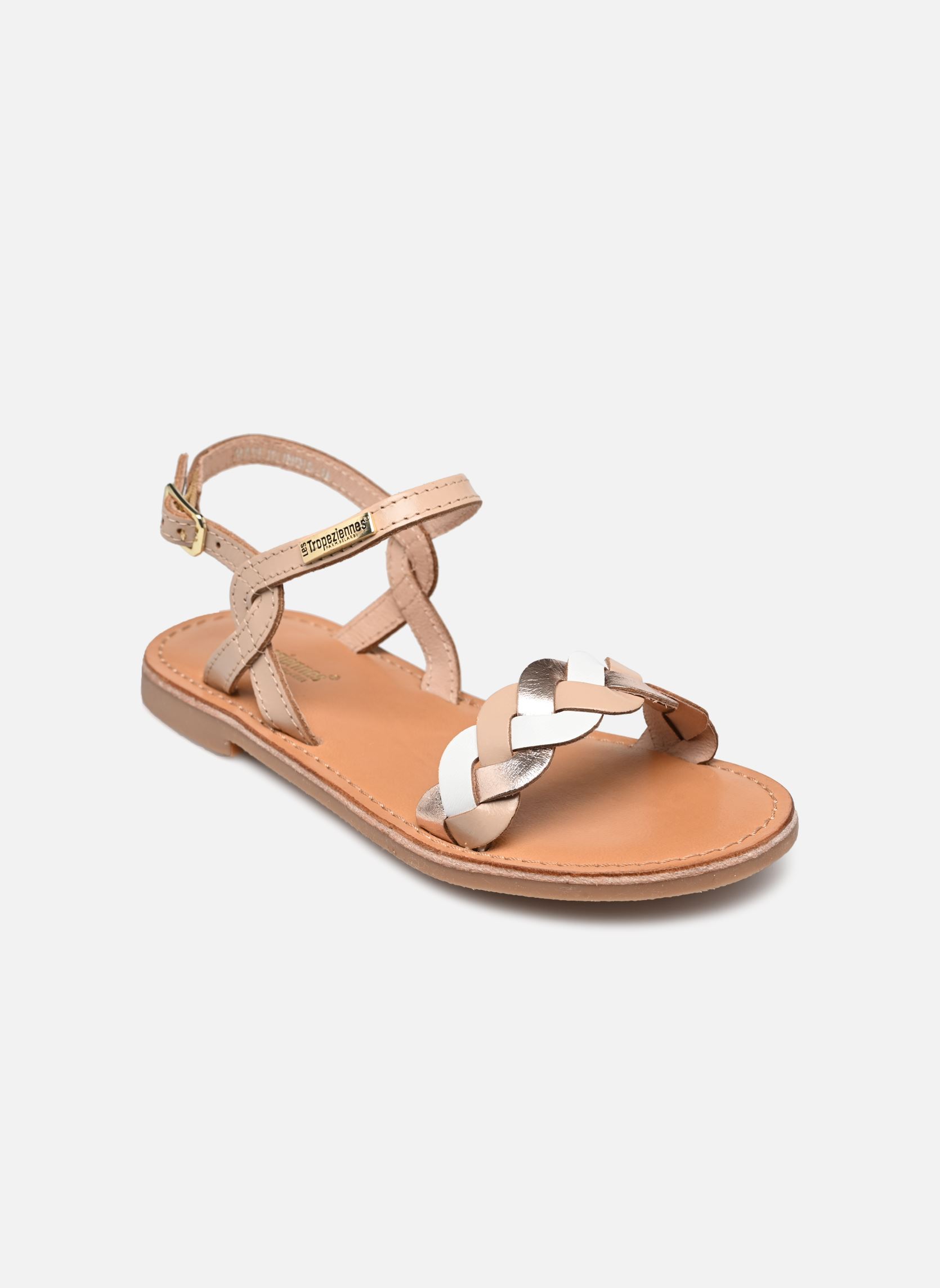Sandales Bonbon fille beige Les Tropéziennes par M Belarbi Sandales Bonbon fille beige NUDE MULTI