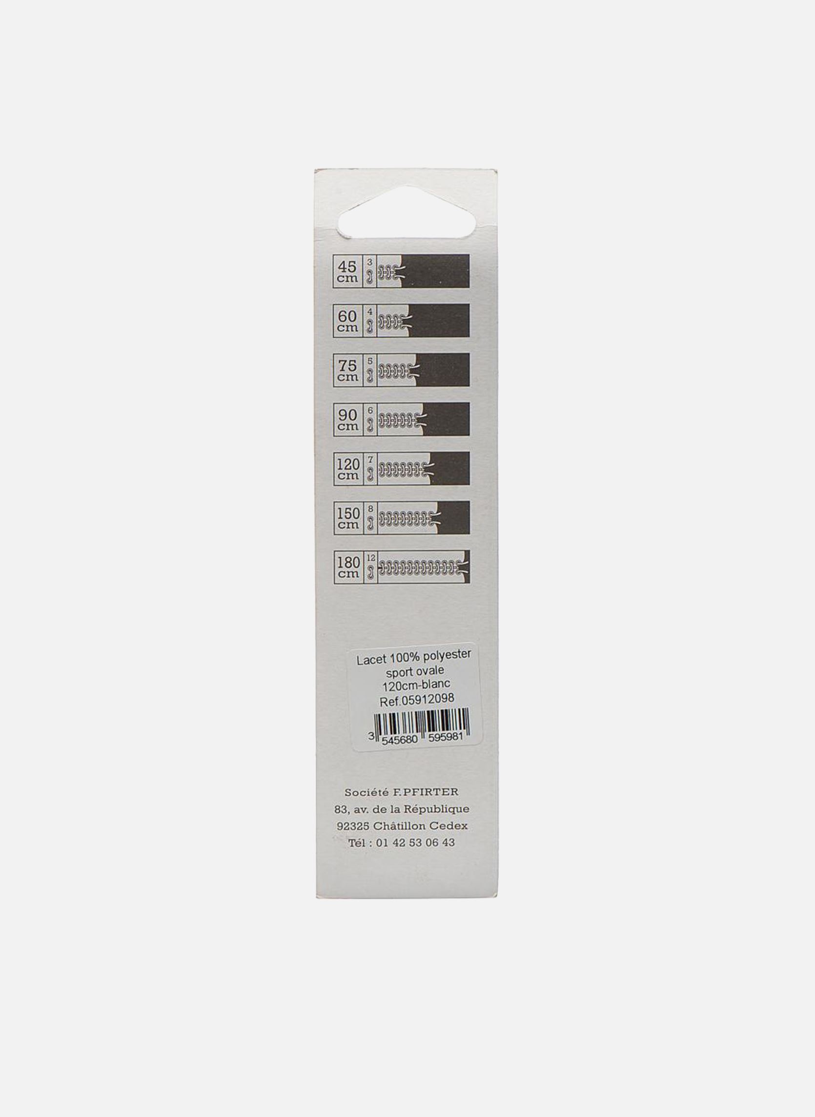 Lacets Lacets Sport Ovale 120 cm blanc Famaco Lacets Lacets Sport Ovale 120 cm blanc Blanc