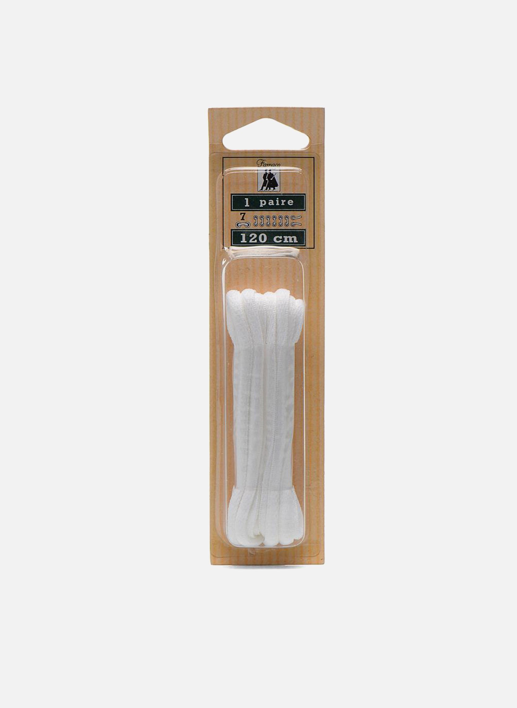 Lacets Lacets Sport Ovale 120 cm blanc Famaco Lacets Lacets Sport Ovale 120 cm blanc Blanc