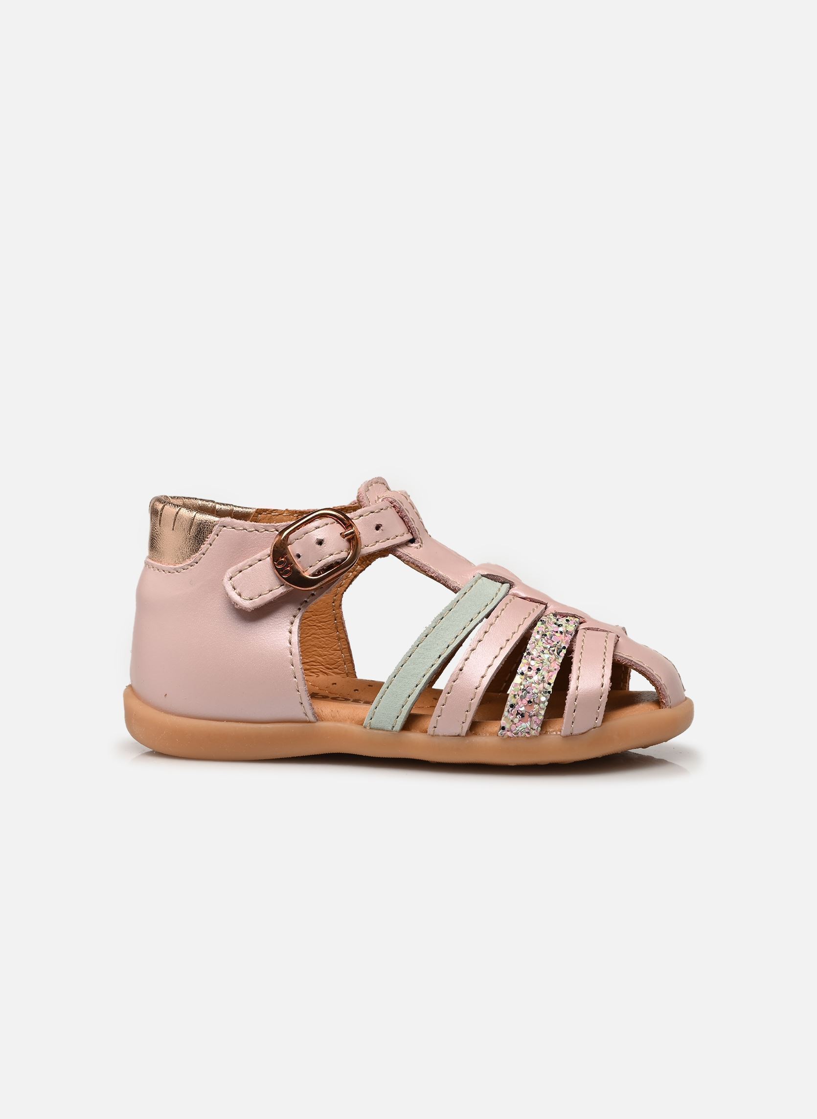 Sandalen Guppy meisjes roze Babybotte Sandalen Guppy meisjes roze ROSE PALE 1