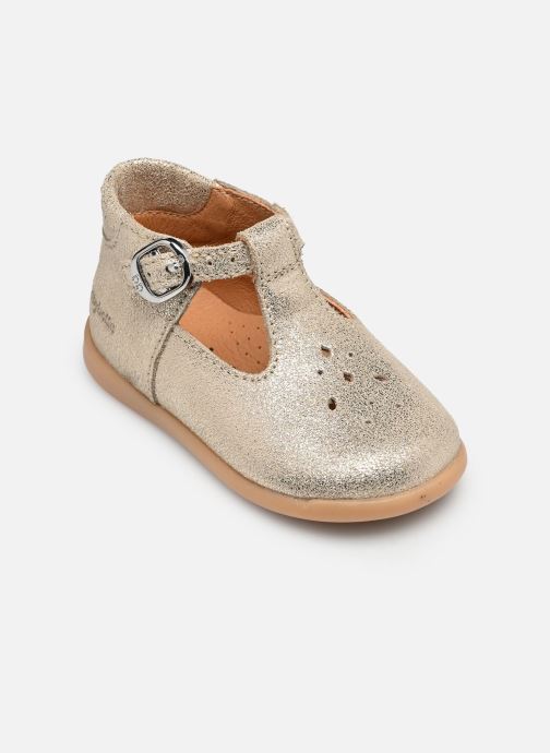 Babybotte Babyschoenen Paris meisjes goud en brons
