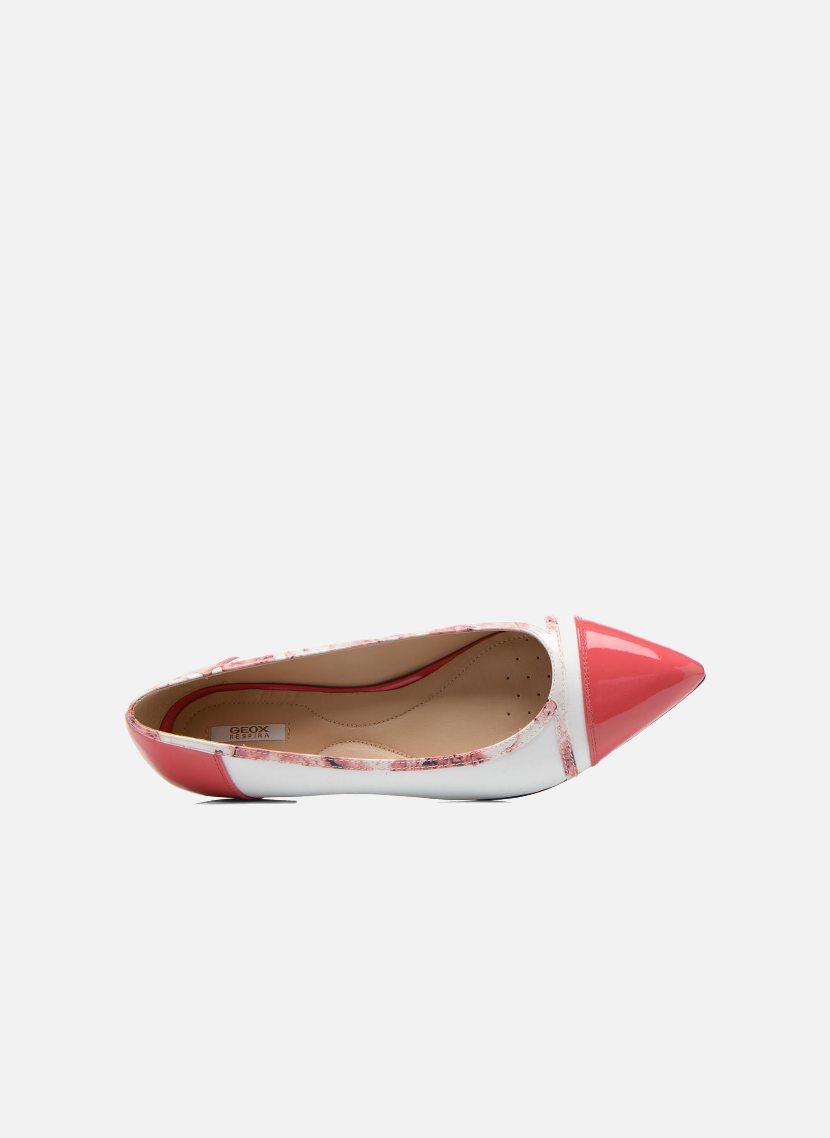 Klassische Ballerinas D RHOSYN B D620FB damen mehrfarbig Geox Klassische Ballerinas D RHOSYN B D620FB damen mehrfarbig WHITE/CORAL