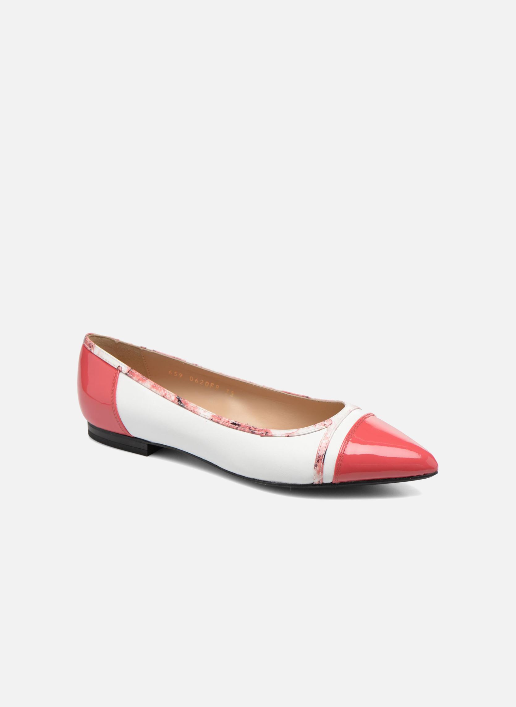 Klassische Ballerinas D RHOSYN B D620FB damen mehrfarbig Geox Klassische Ballerinas D RHOSYN B D620FB damen mehrfarbig WHITE/CORAL