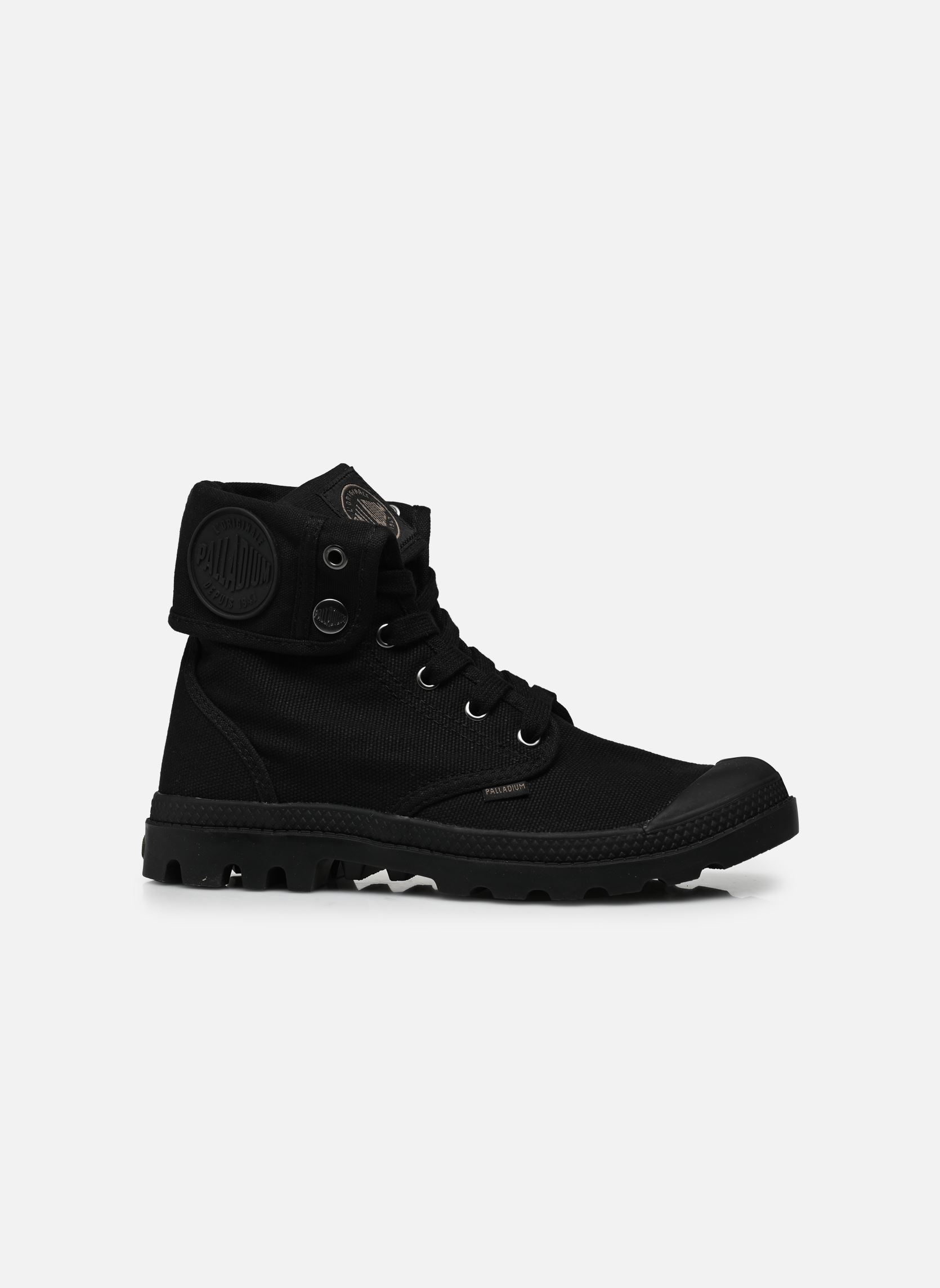 Geschnürte Stiefeletten Baggy damen schwarz Palladium Geschnürte Stiefeletten Baggy damen schwarz BLACK/BLACK
