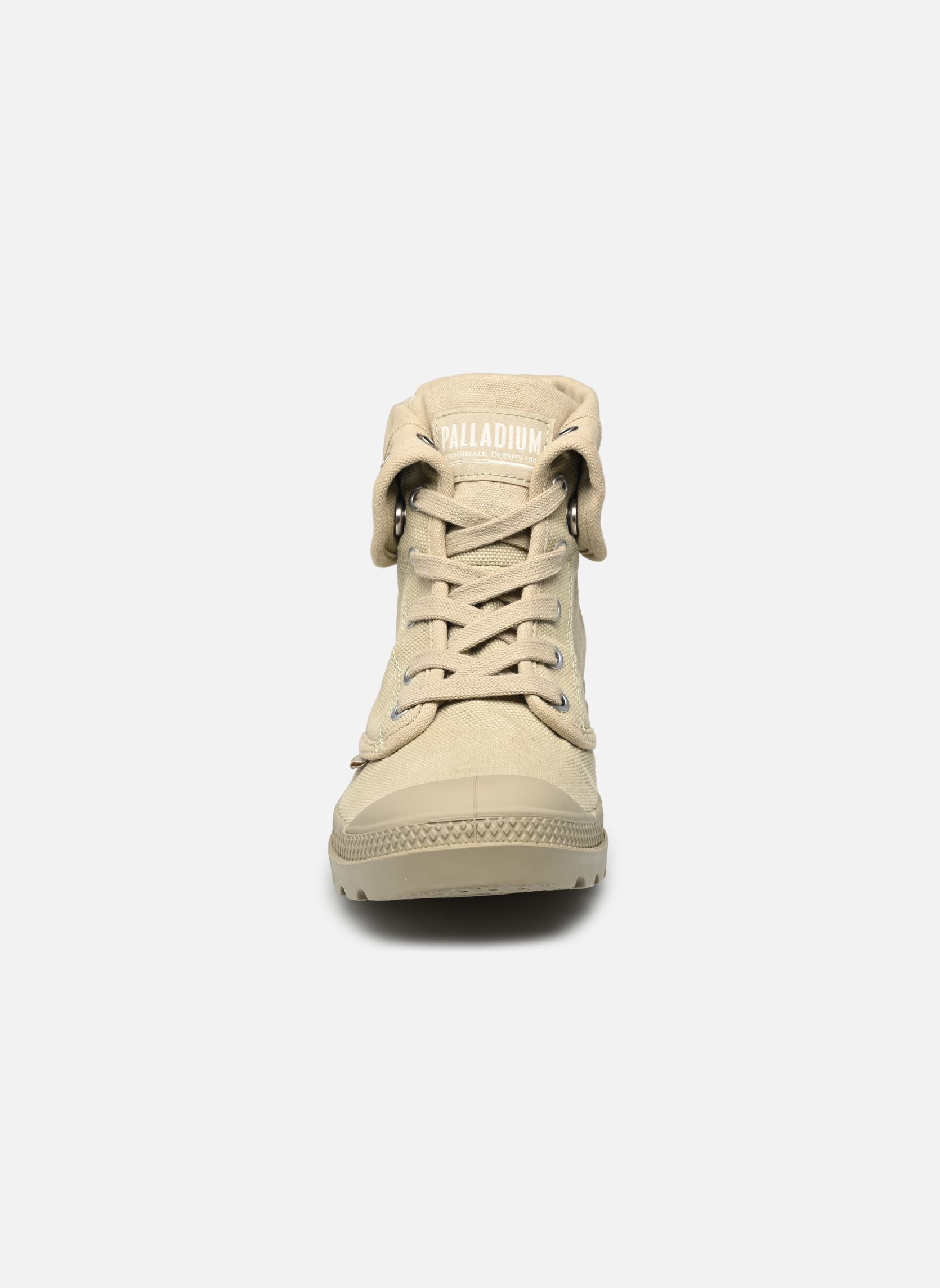 Bottines à lacets Baggy femme beige Palladium Bottines à lacets Baggy femme beige EUCALYPTUS