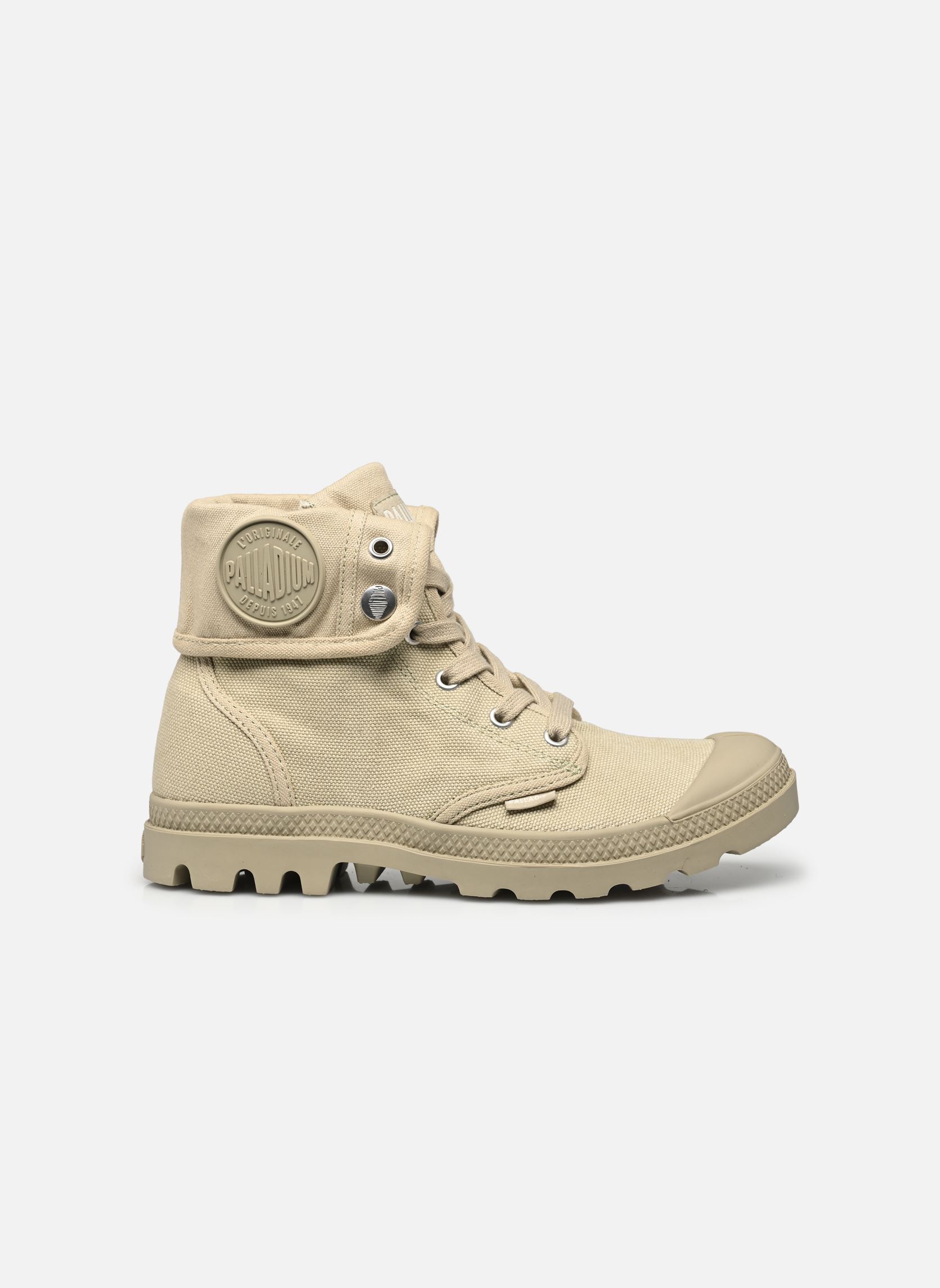 Bottines à lacets Baggy femme beige Palladium Bottines à lacets Baggy femme beige EUCALYPTUS