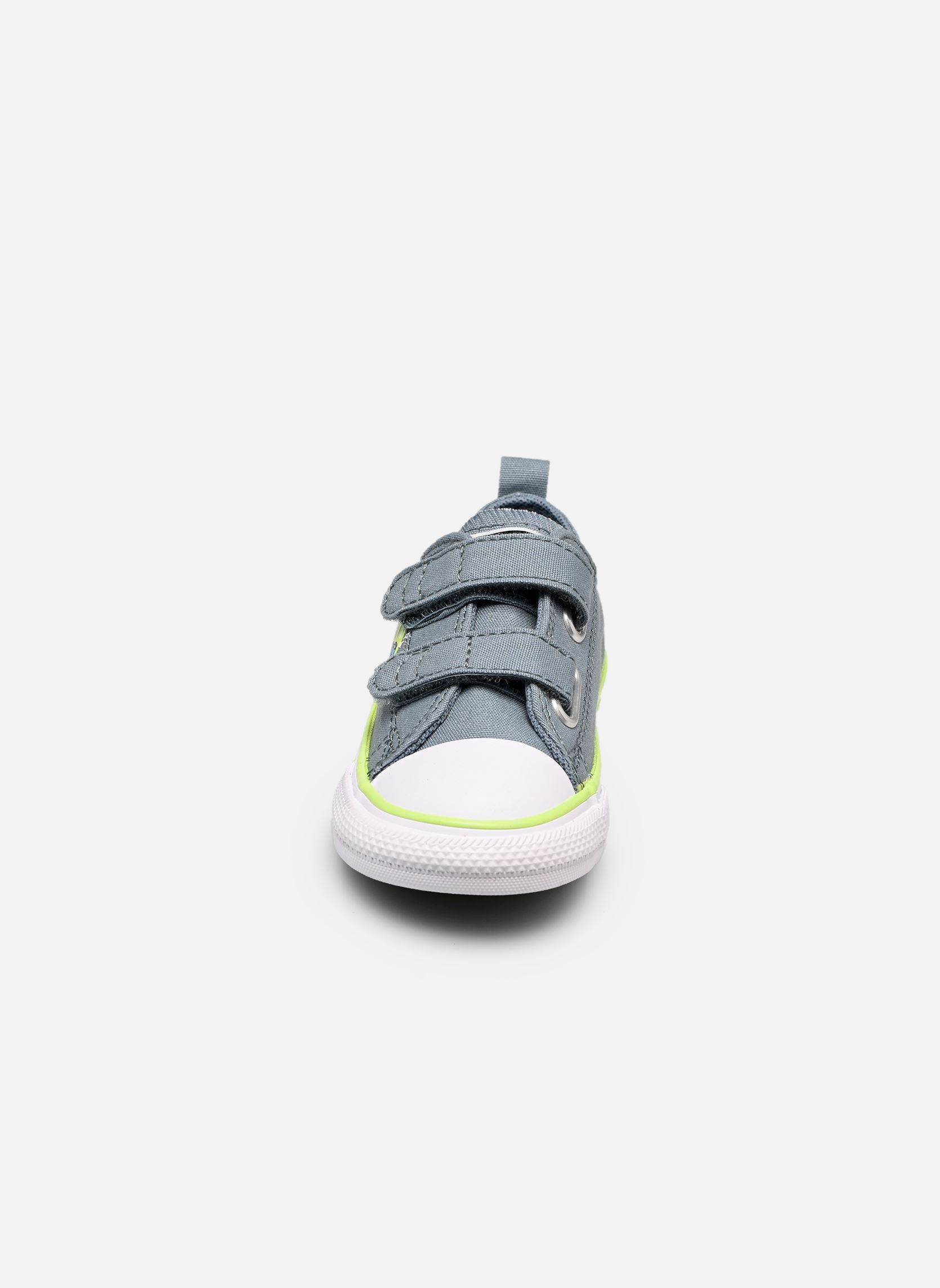 Niedrige Sneaker Chuck Taylor All Star 2V Ox jungen grau Converse Niedrige Sneaker Chuck Taylor All Star 2V Ox jungen grau GREY NEW WORLD/NEON MANTIS