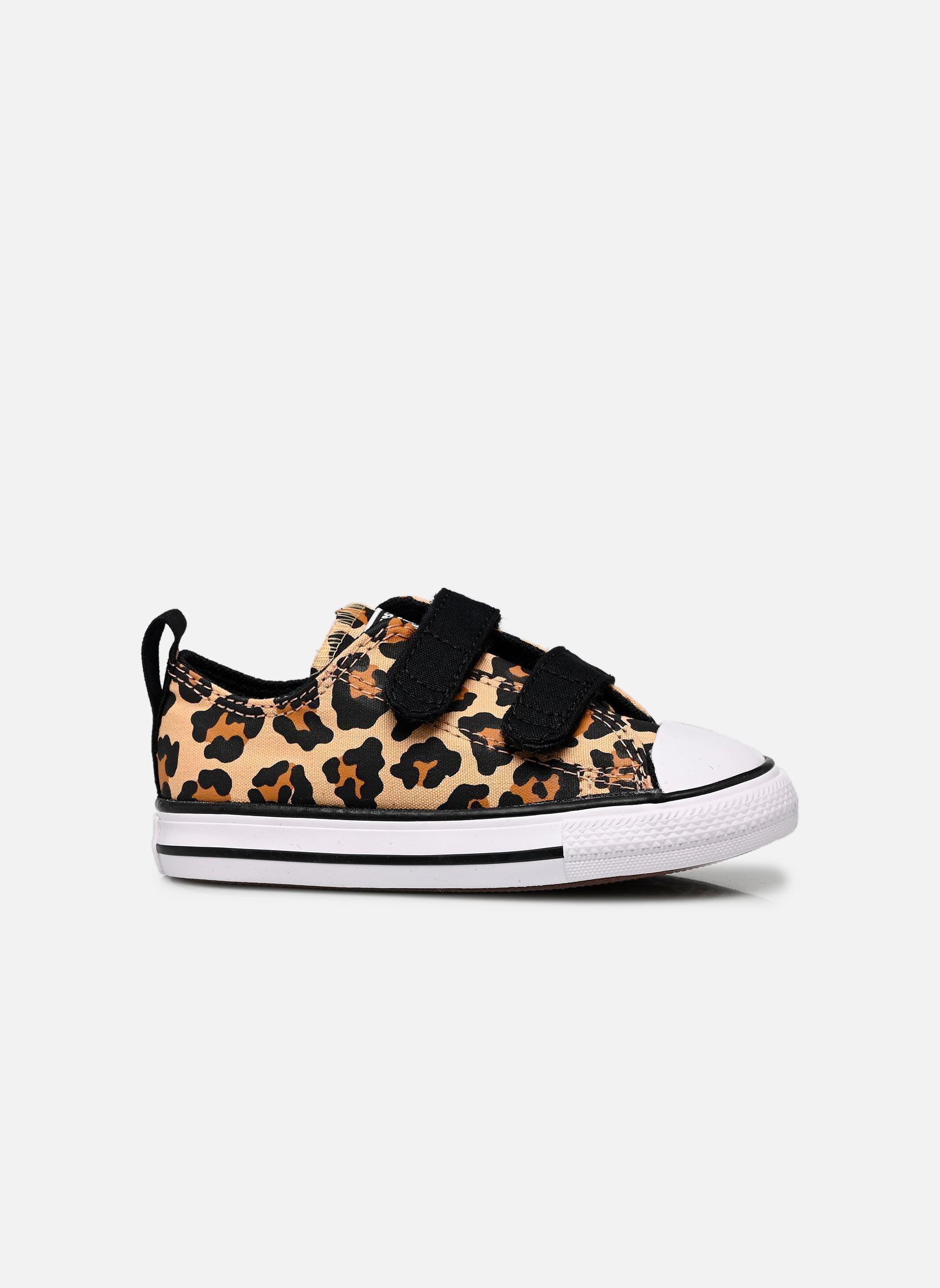 Niedrige Sneaker Chuck Taylor All Star 2V Ox braun Converse Niedrige Sneaker Chuck Taylor All Star 2V Ox braun HAY DAY/BLACK/HONEY STICK