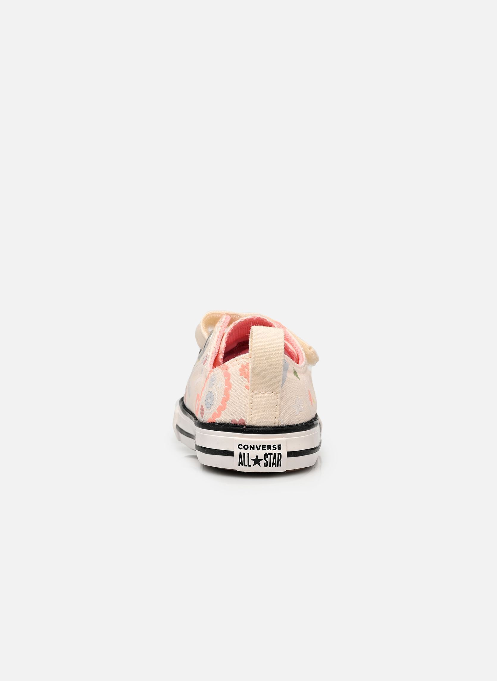 Niedrige Sneaker Chuck Taylor All Star 2V Ox weiß Converse Niedrige Sneaker Chuck Taylor All Star 2V Ox weiß EGRET/OK BLOOMER/WHITE