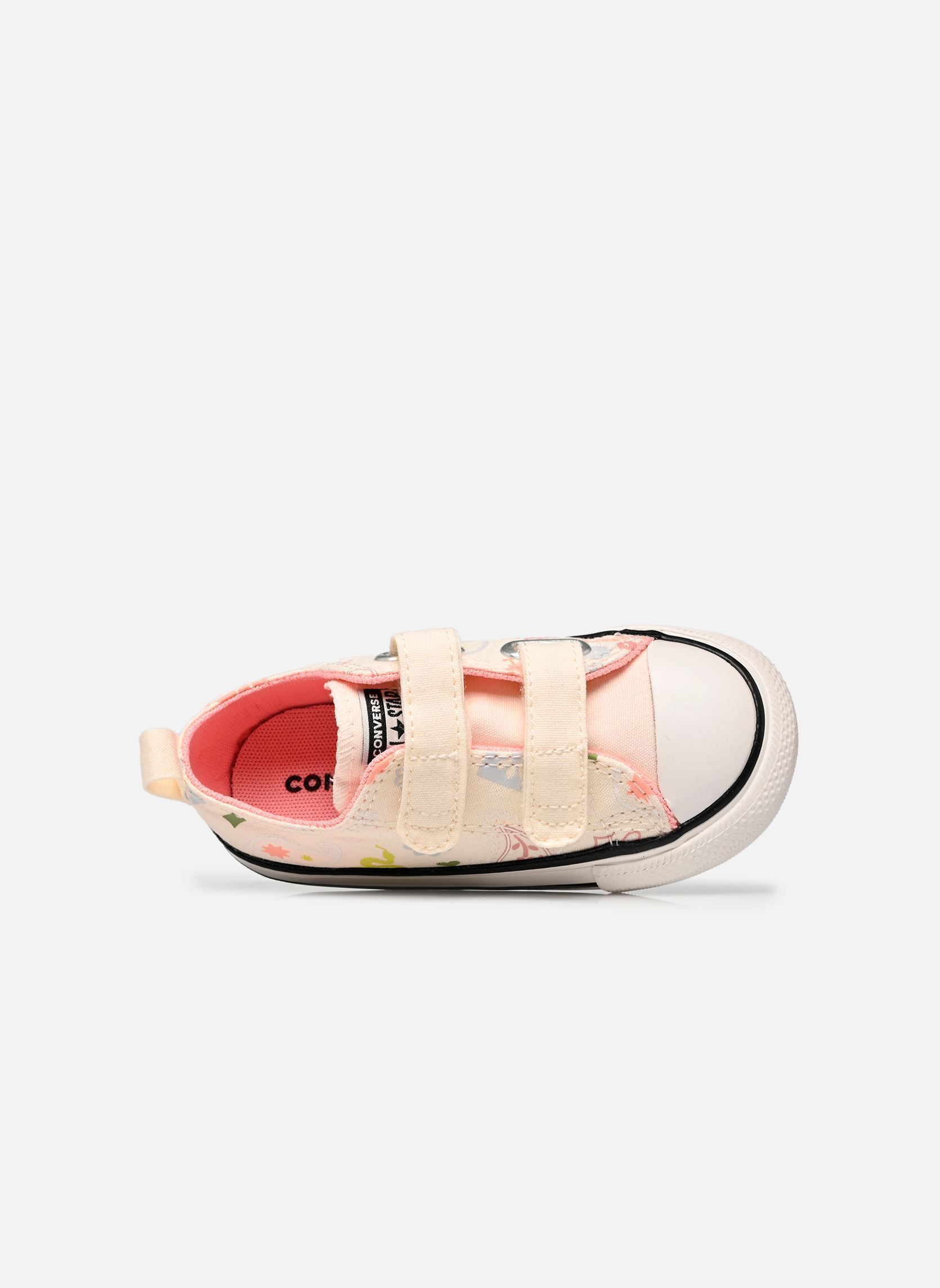 Niedrige Sneaker Chuck Taylor All Star 2V Ox weiß Converse Niedrige Sneaker Chuck Taylor All Star 2V Ox weiß EGRET/OK BLOOMER/WHITE