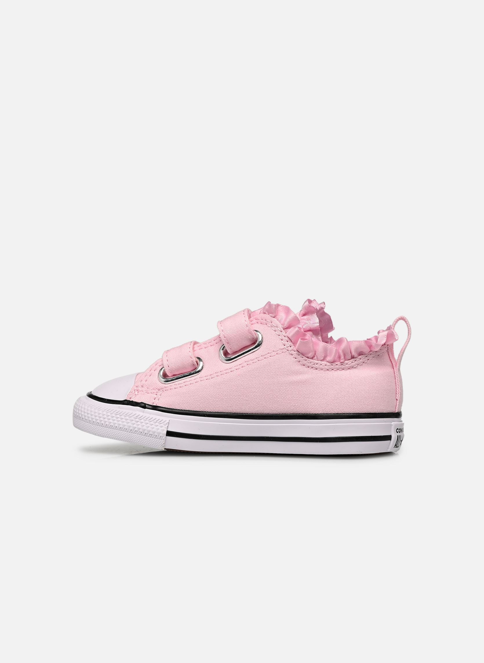 Niedrige Sneaker Chuck Taylor All Star 2V Ox mädchen rosa Converse Niedrige Sneaker Chuck Taylor All Star 2V Ox mädchen rosa NEW FOUND BLOOM/WHITE/BLACK