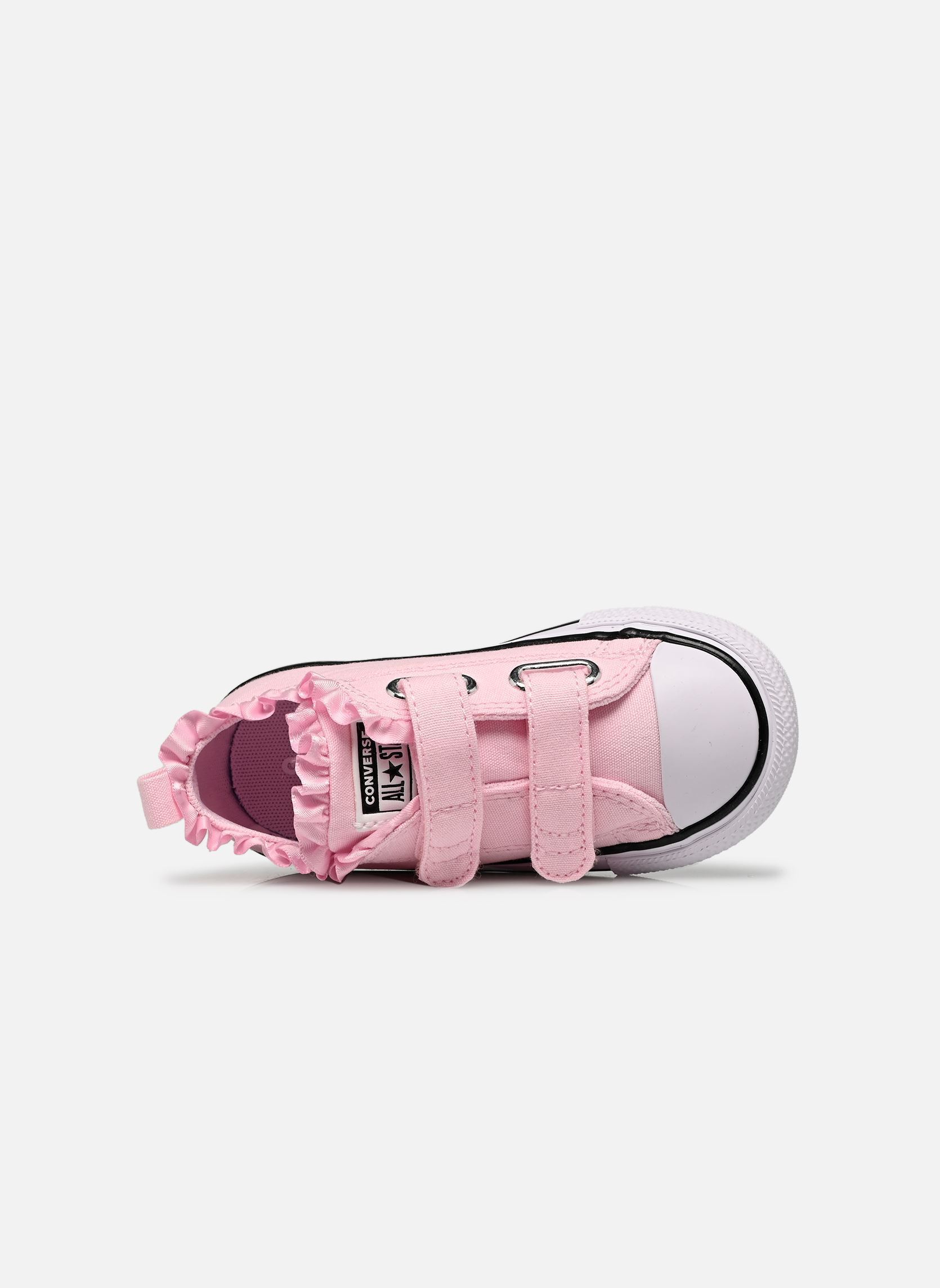Niedrige Sneaker Chuck Taylor All Star 2V Ox mädchen rosa Converse Niedrige Sneaker Chuck Taylor All Star 2V Ox mädchen rosa NEW FOUND BLOOM/WHITE/BLACK