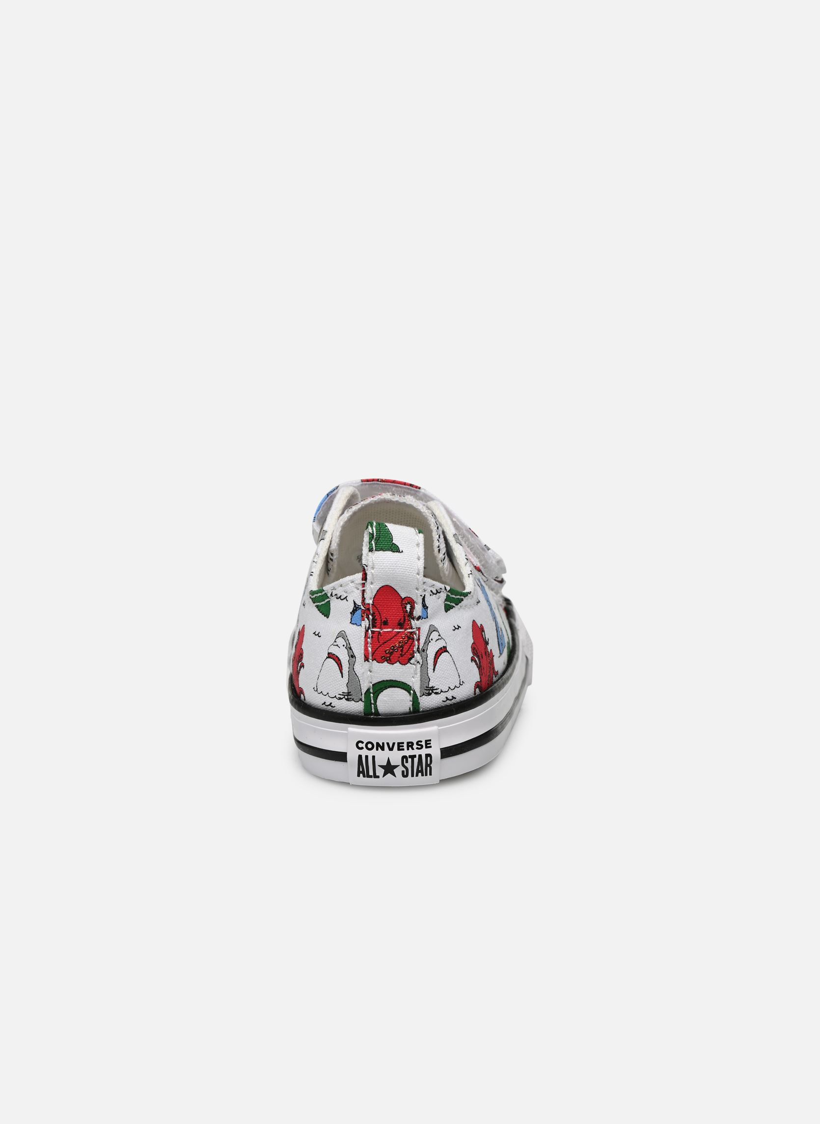 Niedrige Sneaker Chuck Taylor All Star 2V Ox jungen weiß Converse Niedrige Sneaker Chuck Taylor All Star 2V Ox jungen weiß White/Multi/Black
